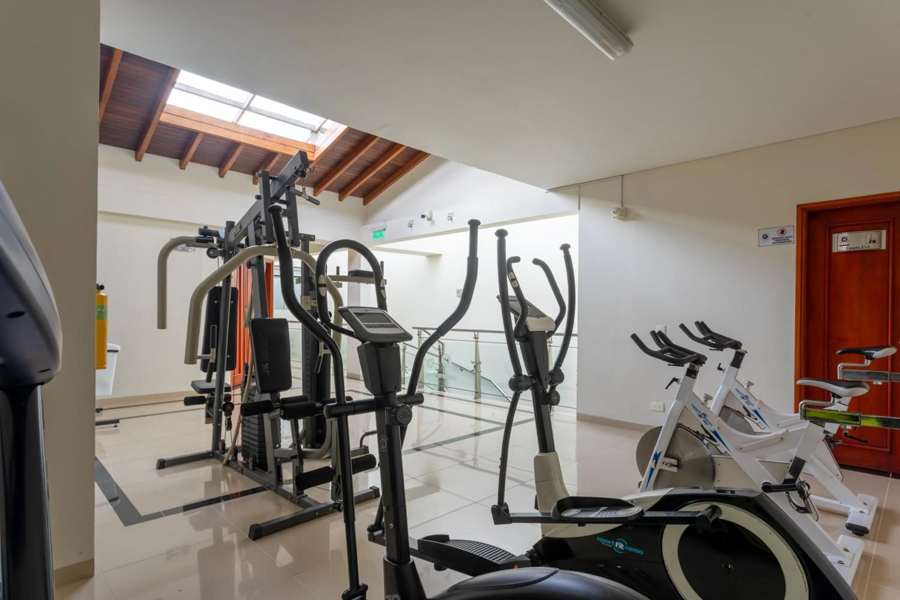 Fitness centre/facilities in Hotel Sauces del Estadio