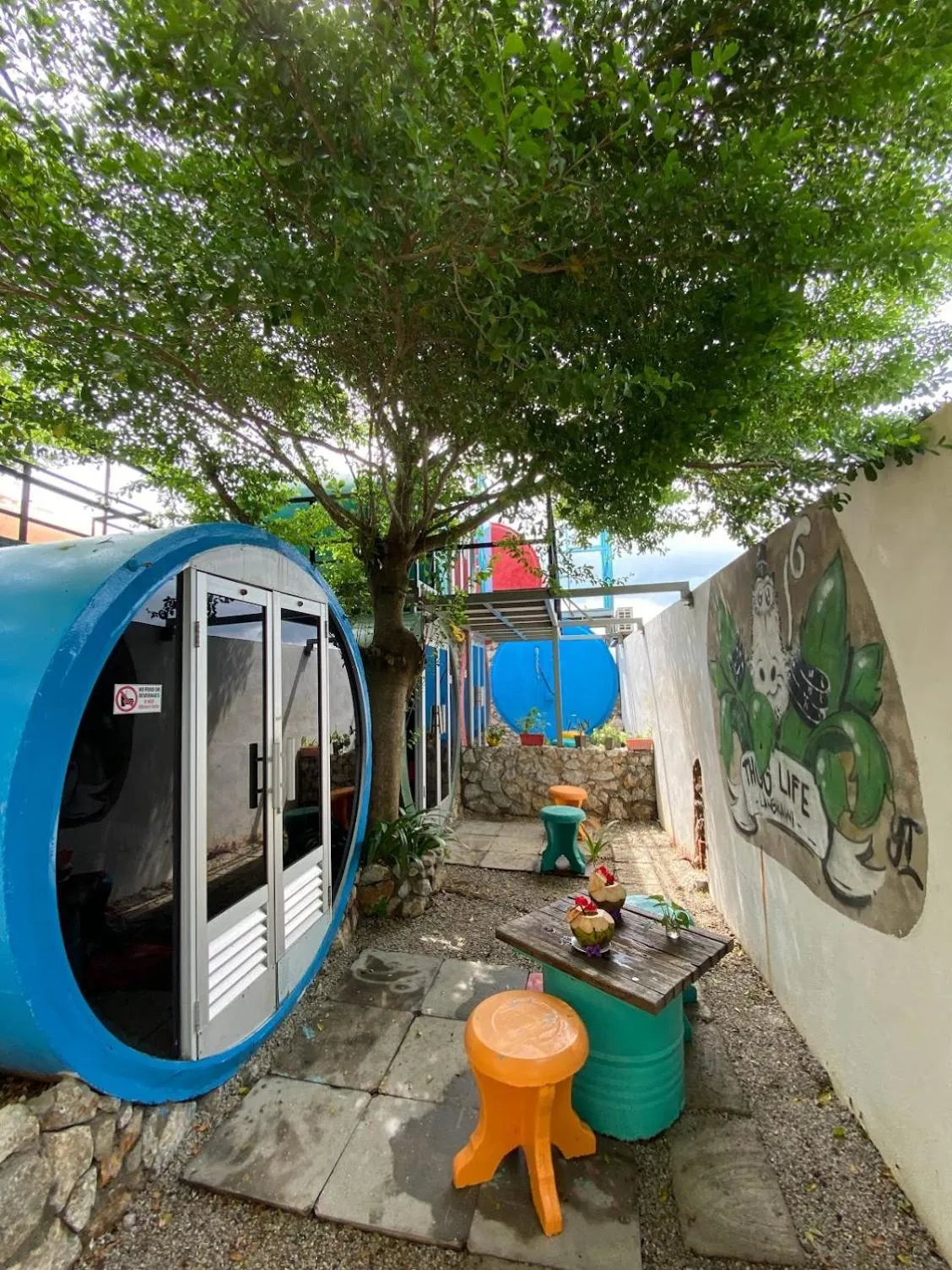 Garden view in Tubotel