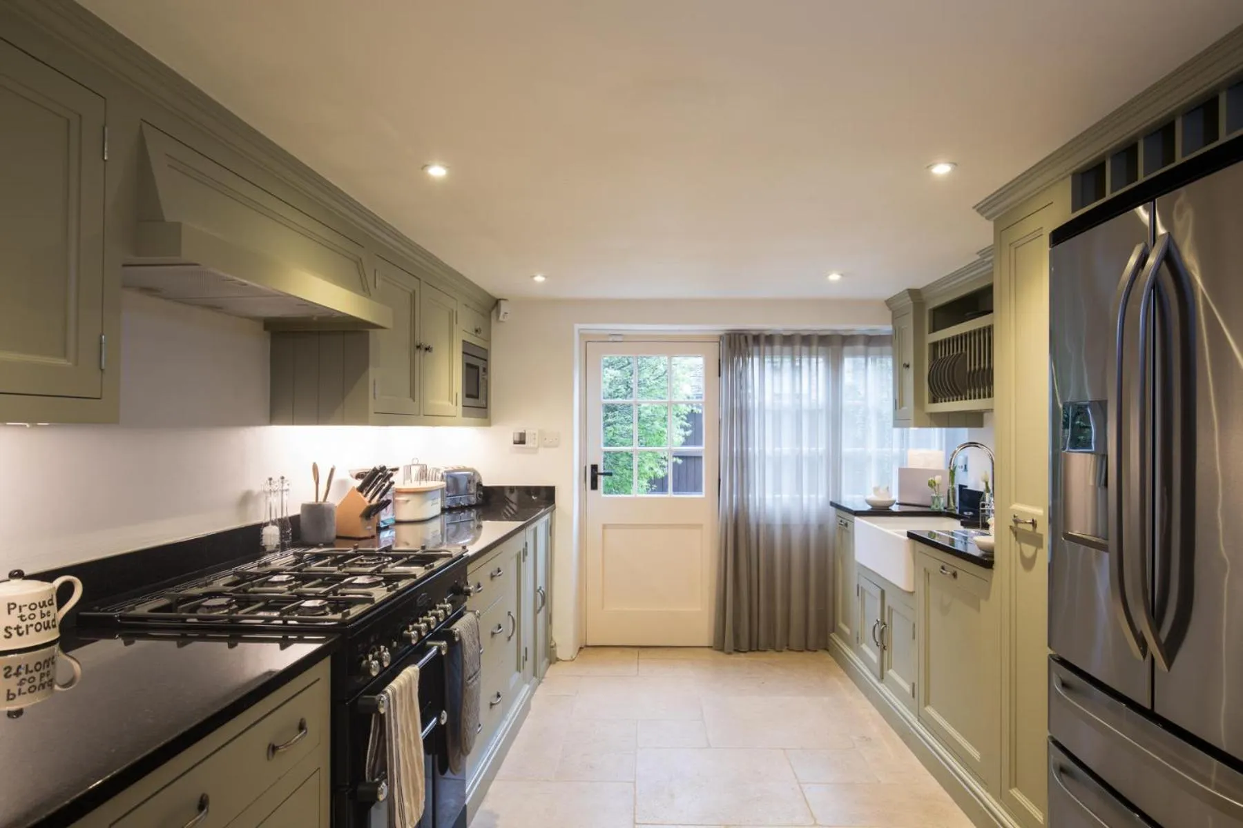 kitchen in The Royal Oak Tetbury