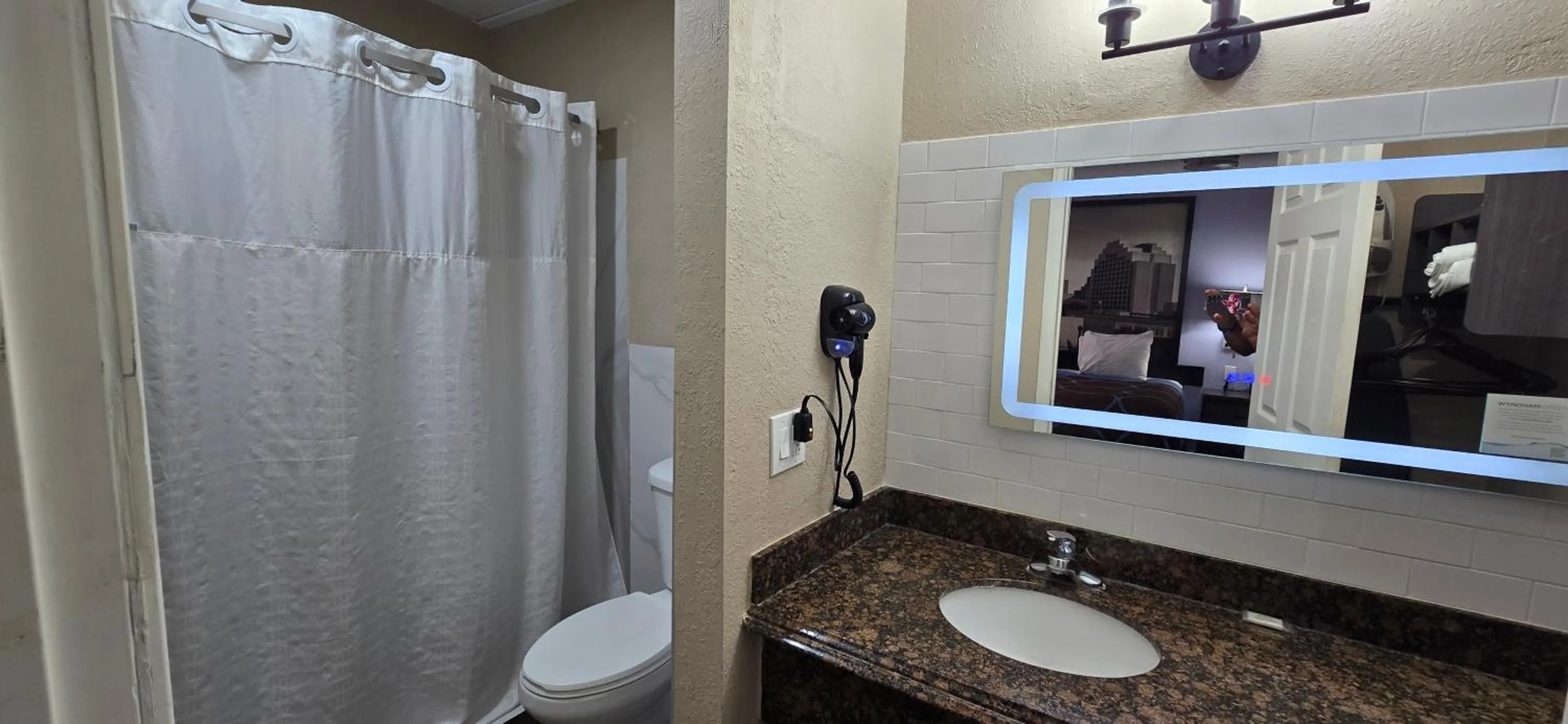 Bathroom in Super 8 by Wyndham Corpus Christi Northwest