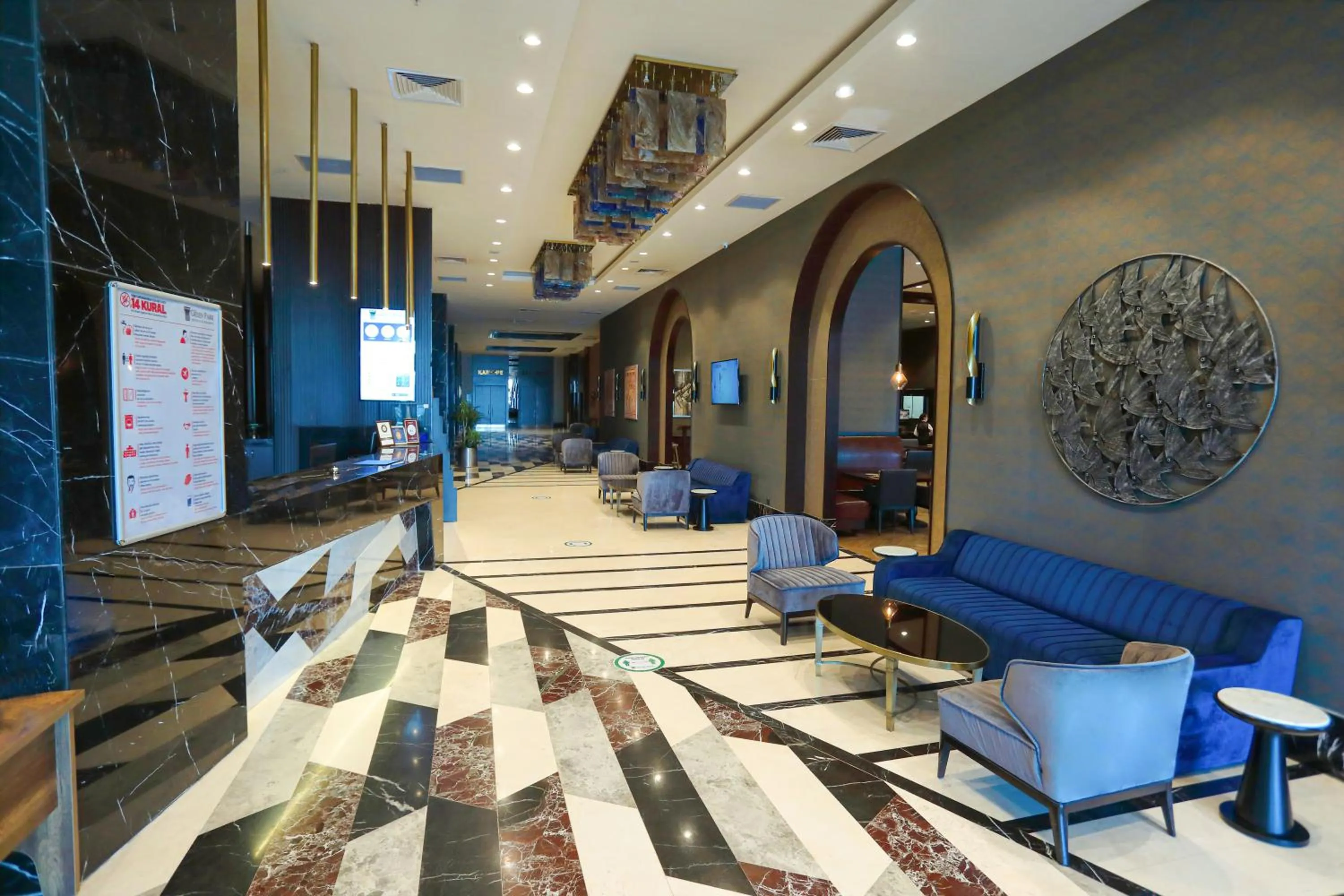 Lobby or reception in The Green Park Gaziantep
