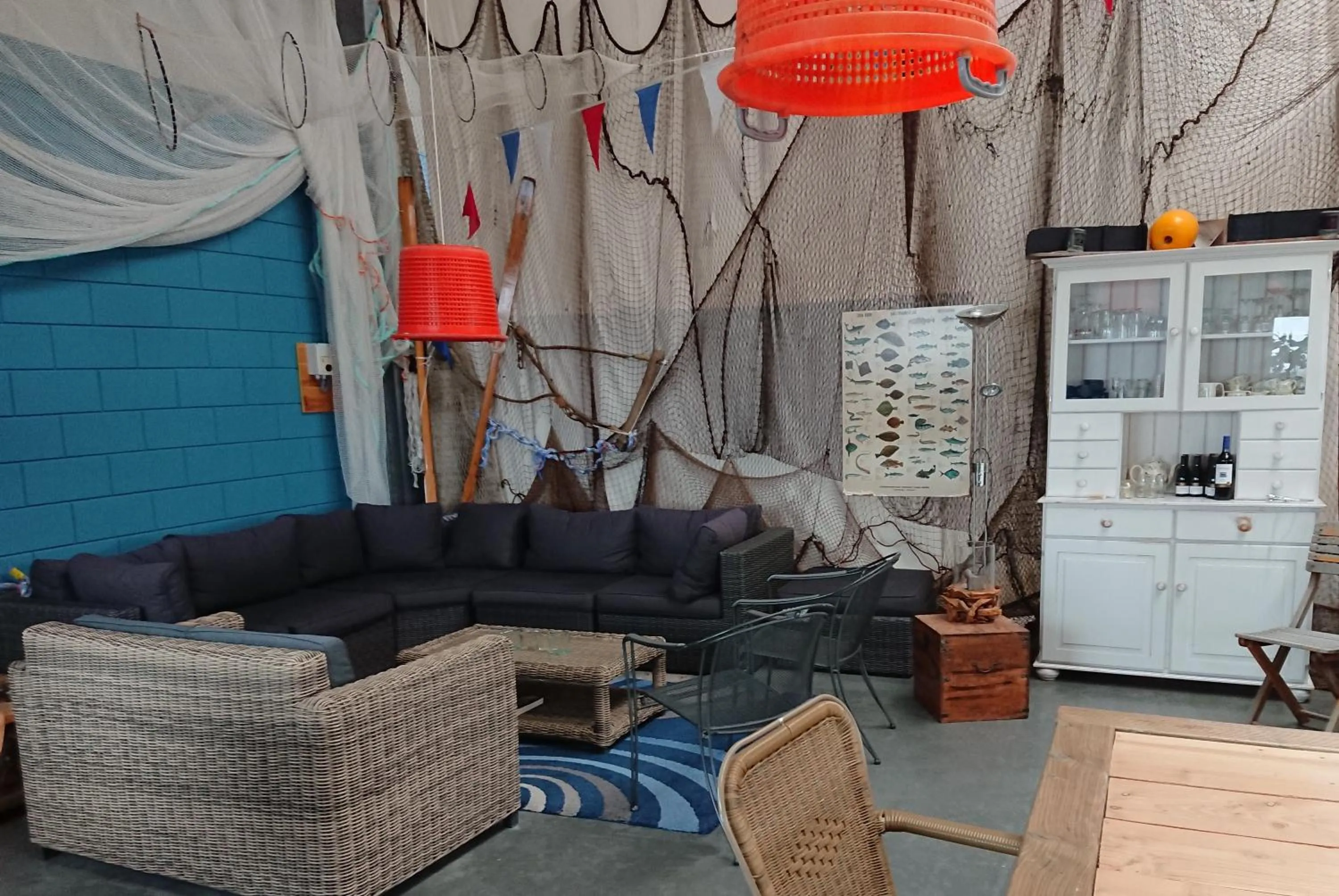 Living room in Slaaphuisjes LauwersmeerPlezier!