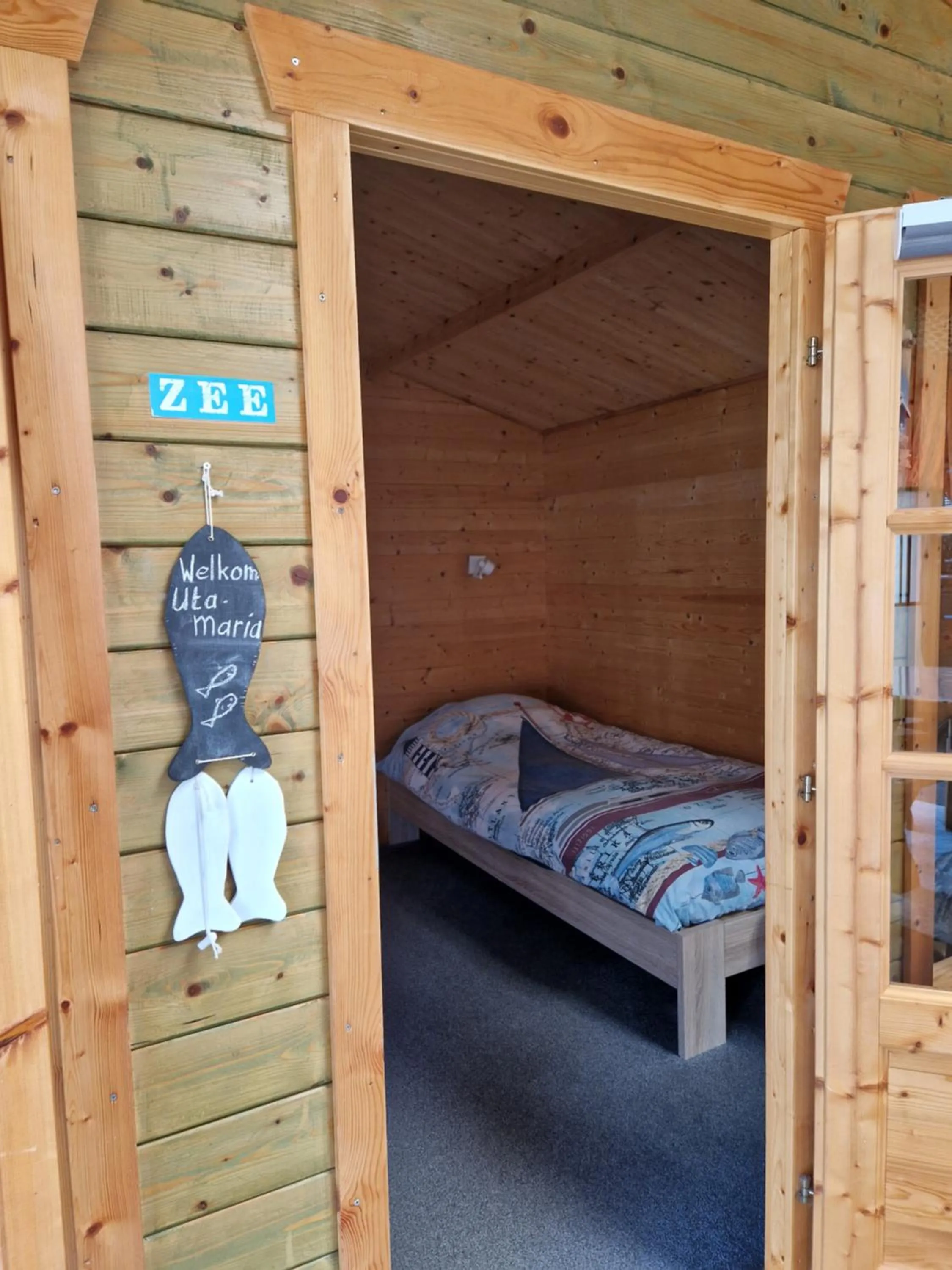 Bed in Slaaphuisjes LauwersmeerPlezier!