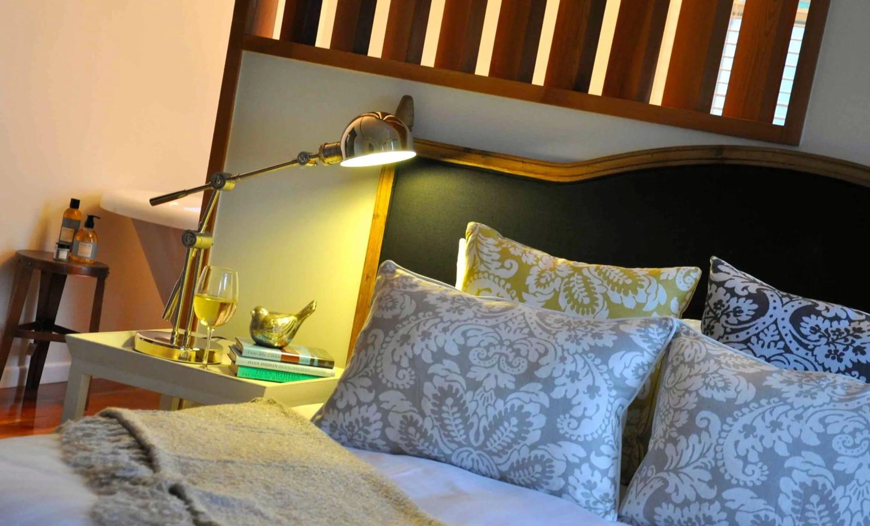 Bed in Hosking House