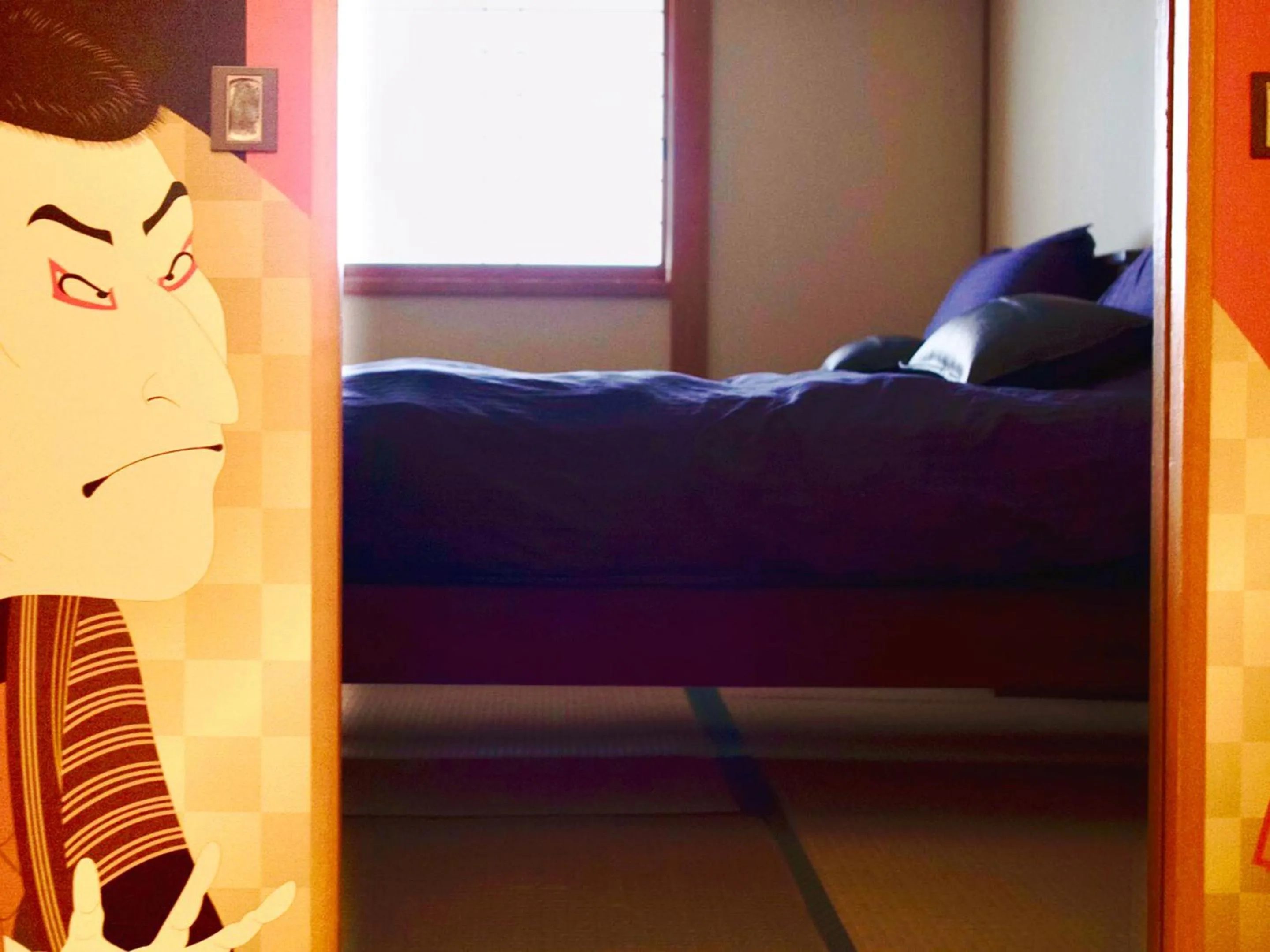 Bedroom, Bed in Sakura Komachi