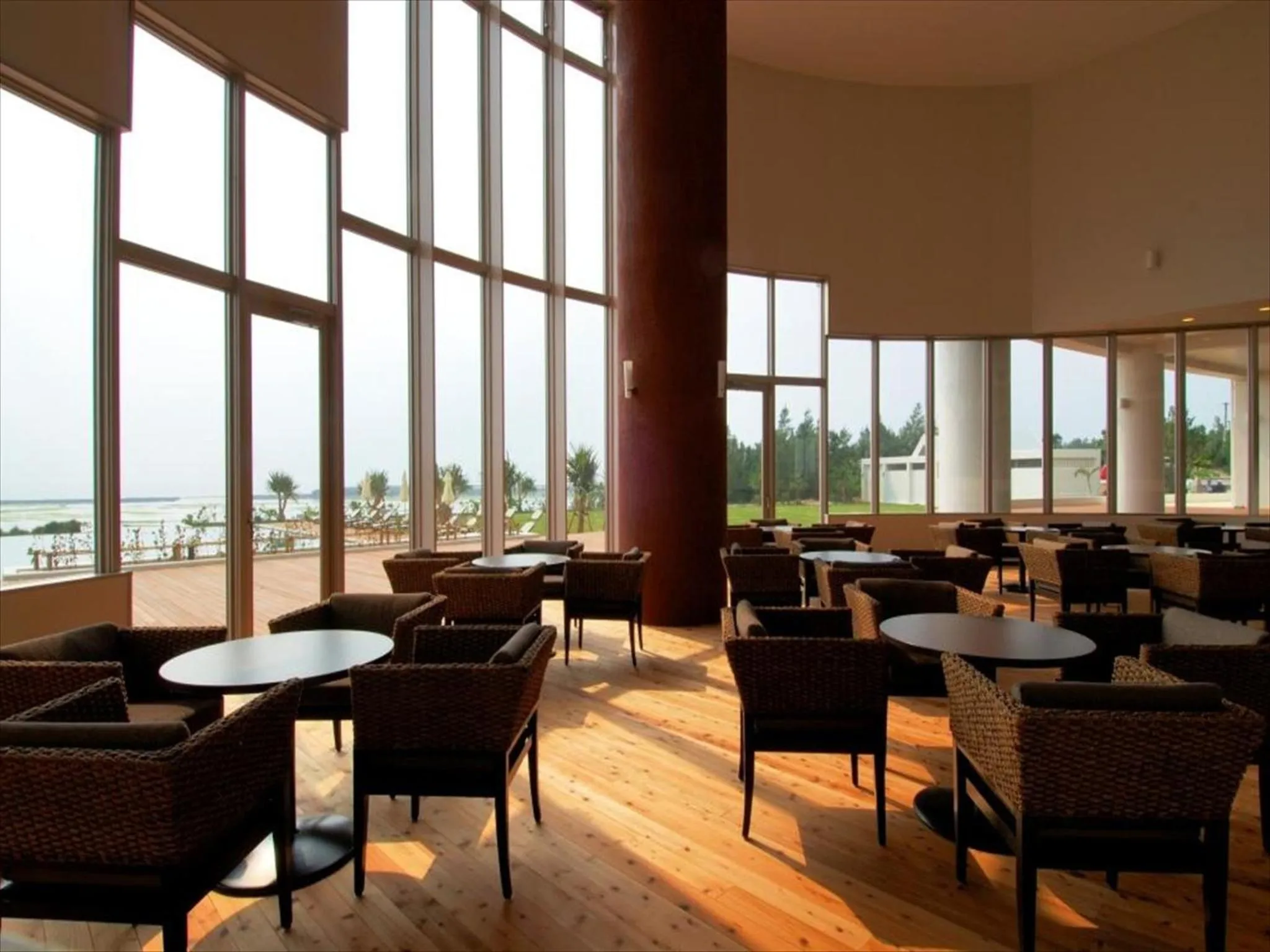 Communal lounge/ TV room in Cypress Resort Kumejima