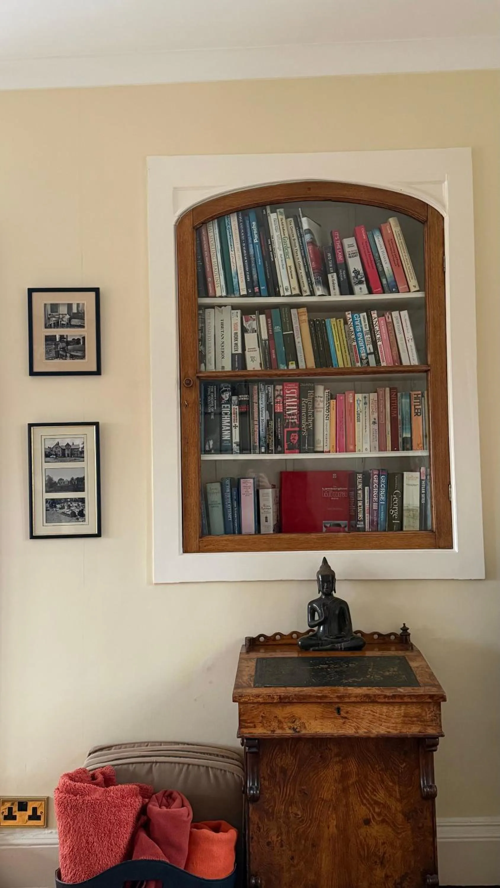 Seating area in Florence Nightingale Suites at Lea Hurst