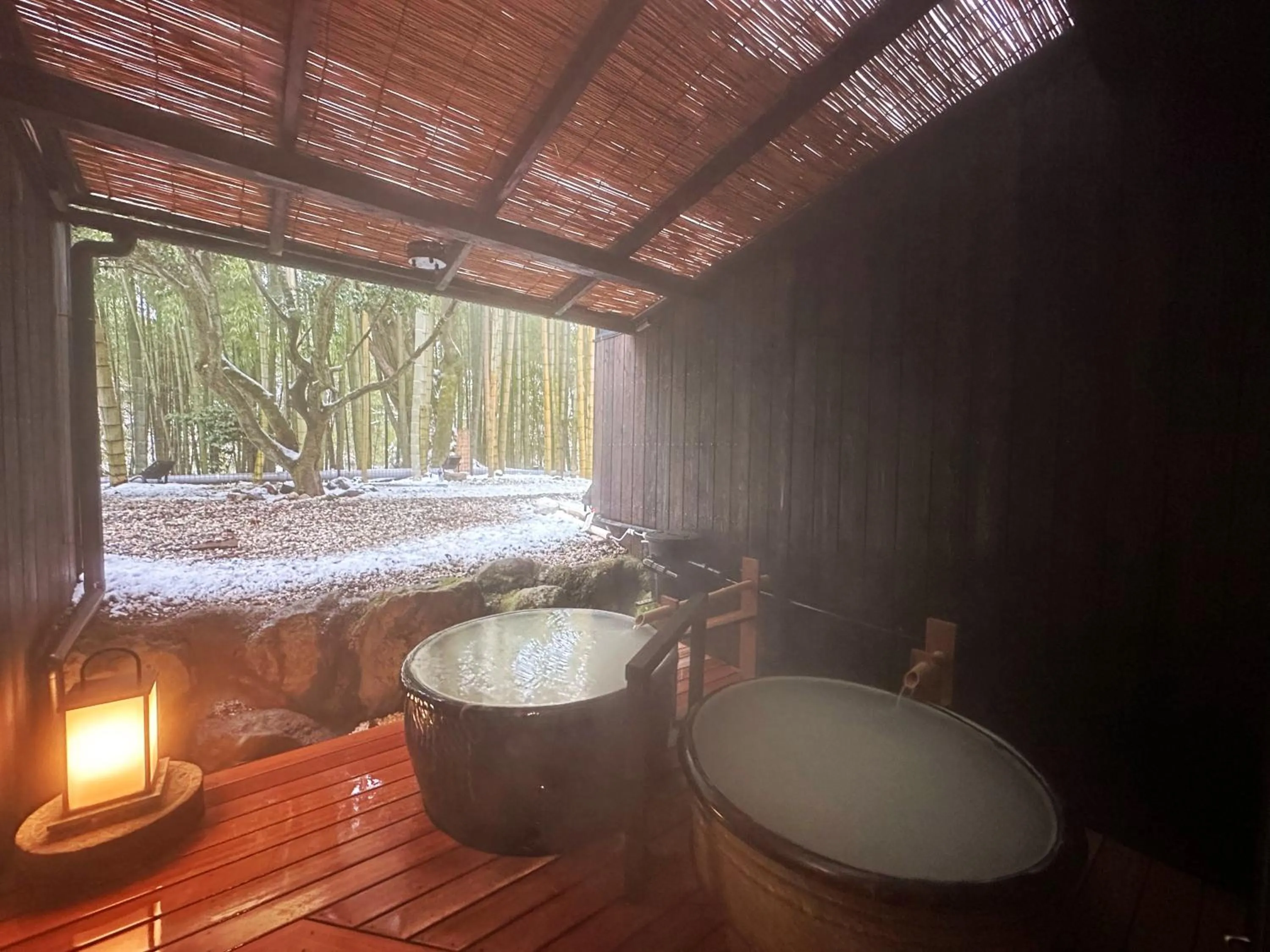 Open Air Bath in Mount View Hakone