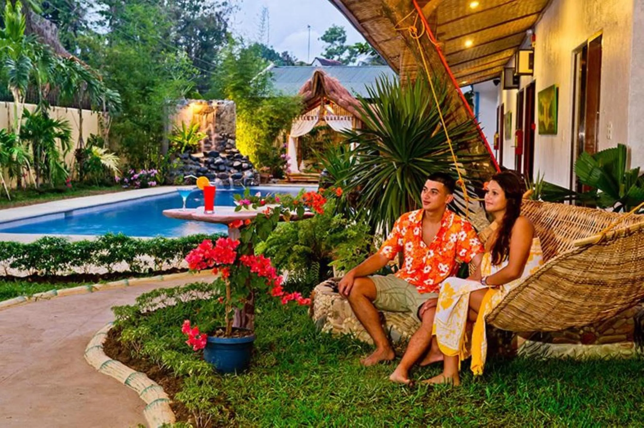 People in Floral Villarosa