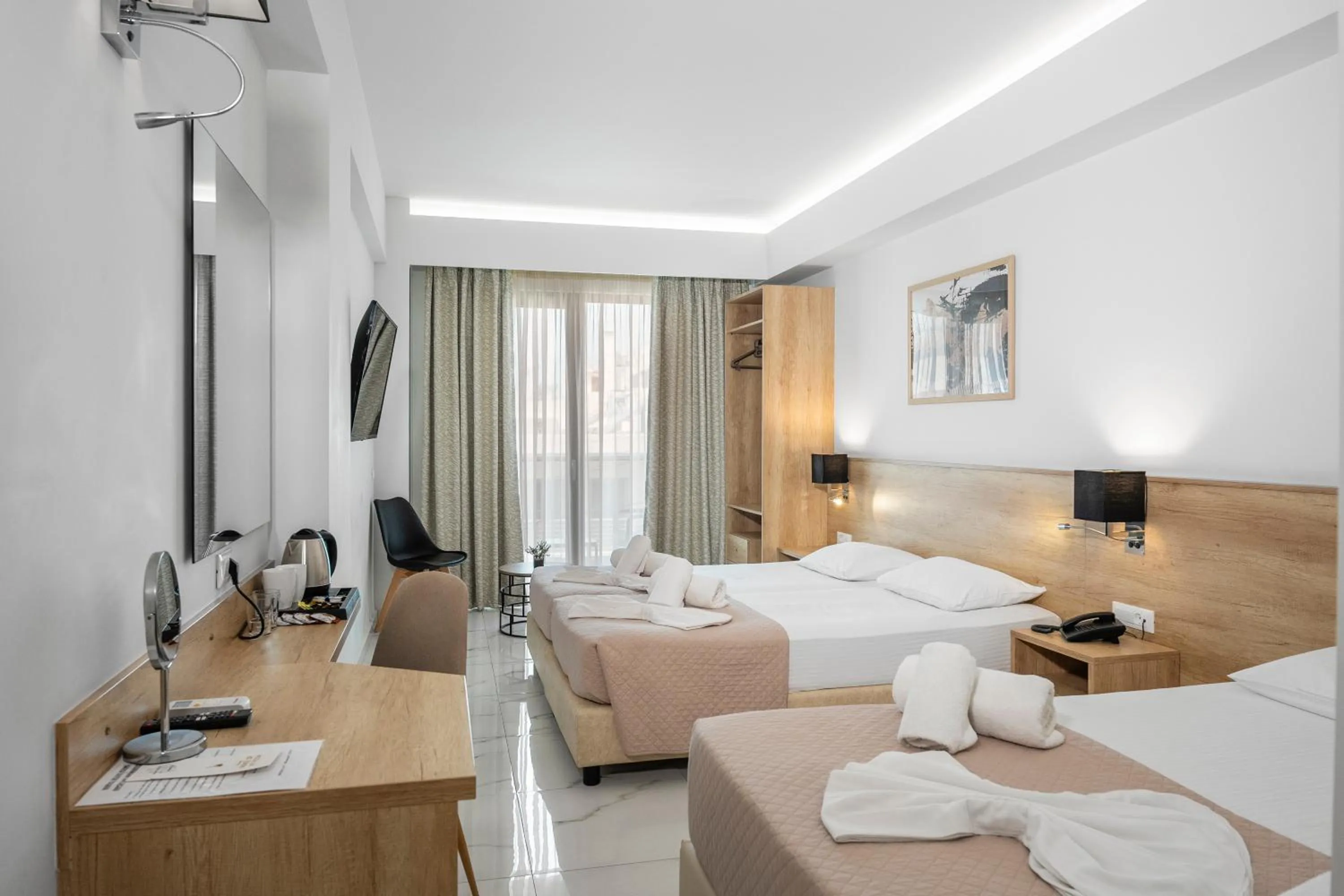 Bed in Marvel Deluxe Rooms