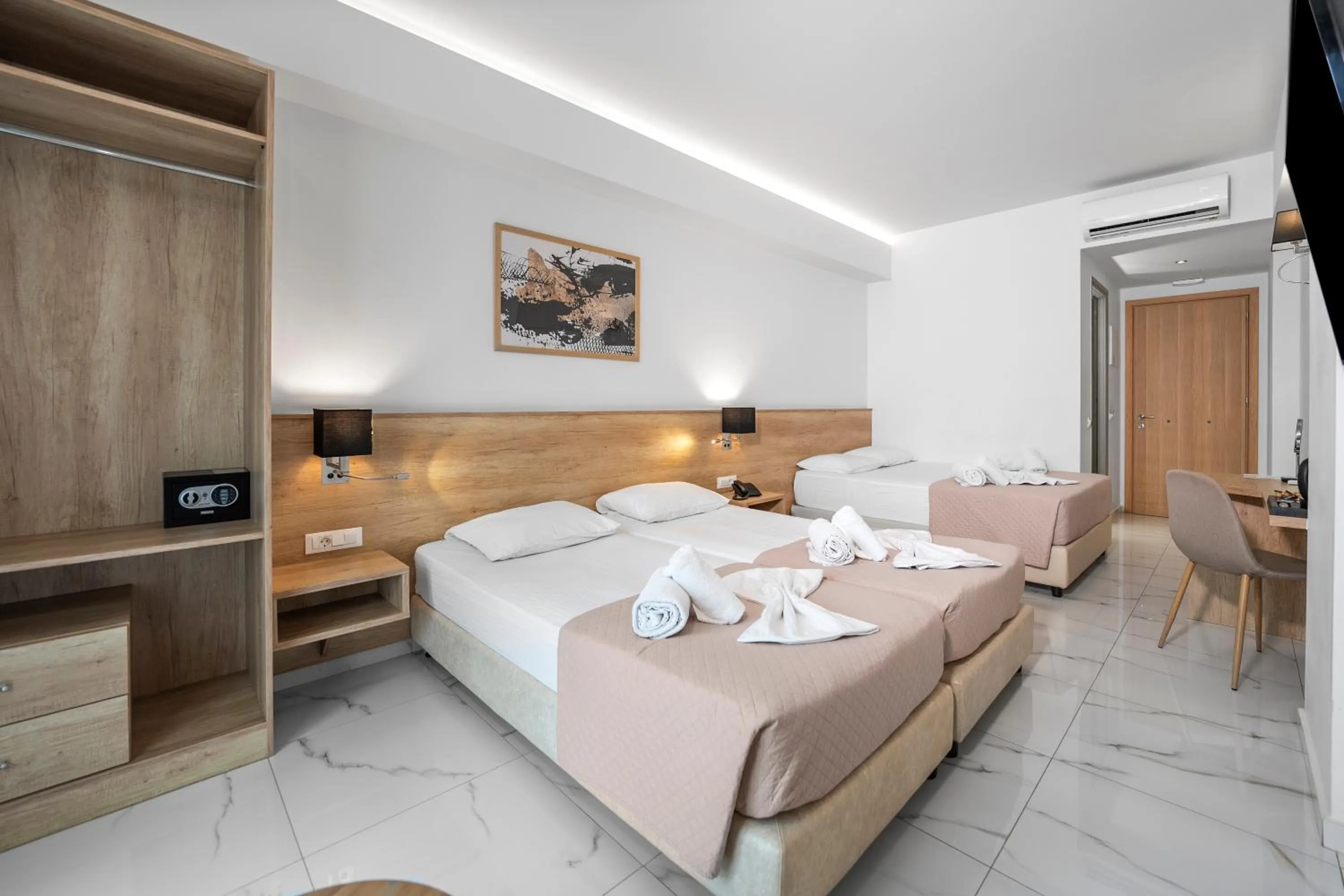 Bed in Marvel Deluxe Rooms