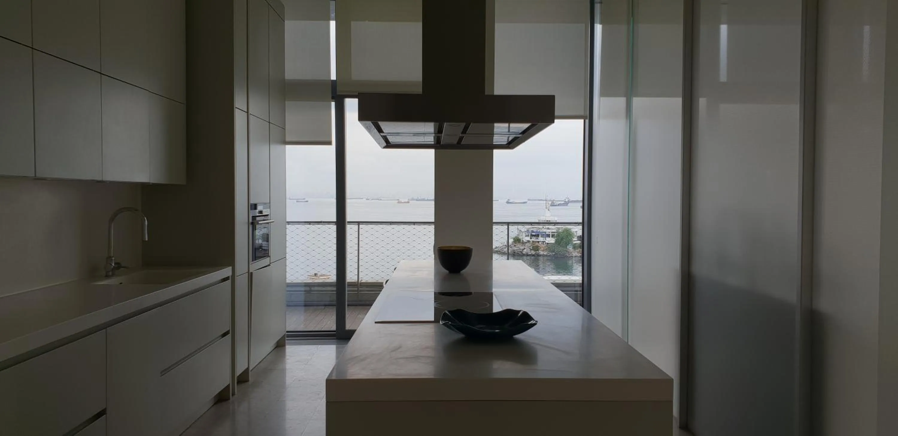 Kitchen or kitchenette in Ataköy Marina Park Hotel Residence