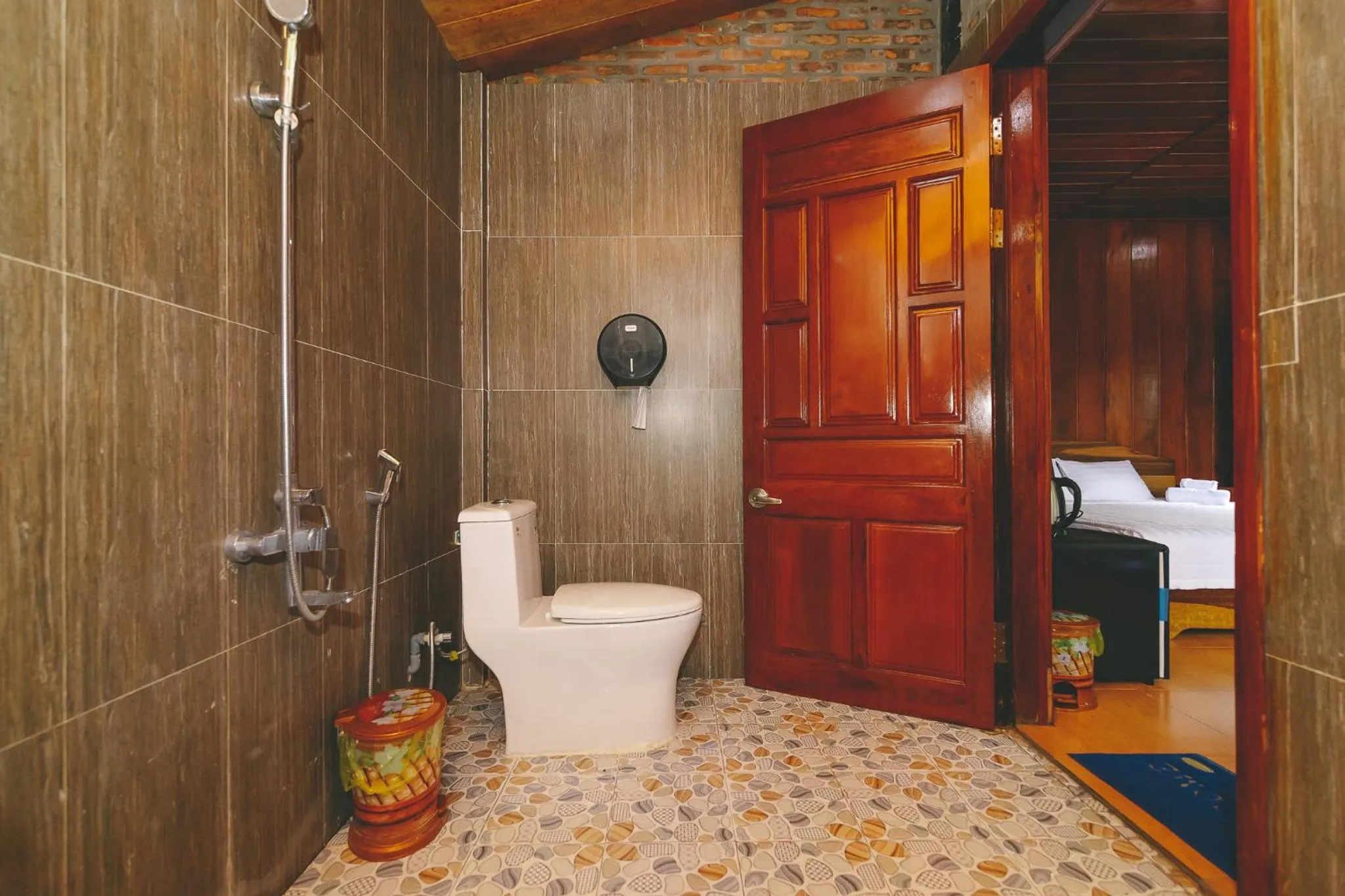 Shower in CASA ECO Mekong Resort