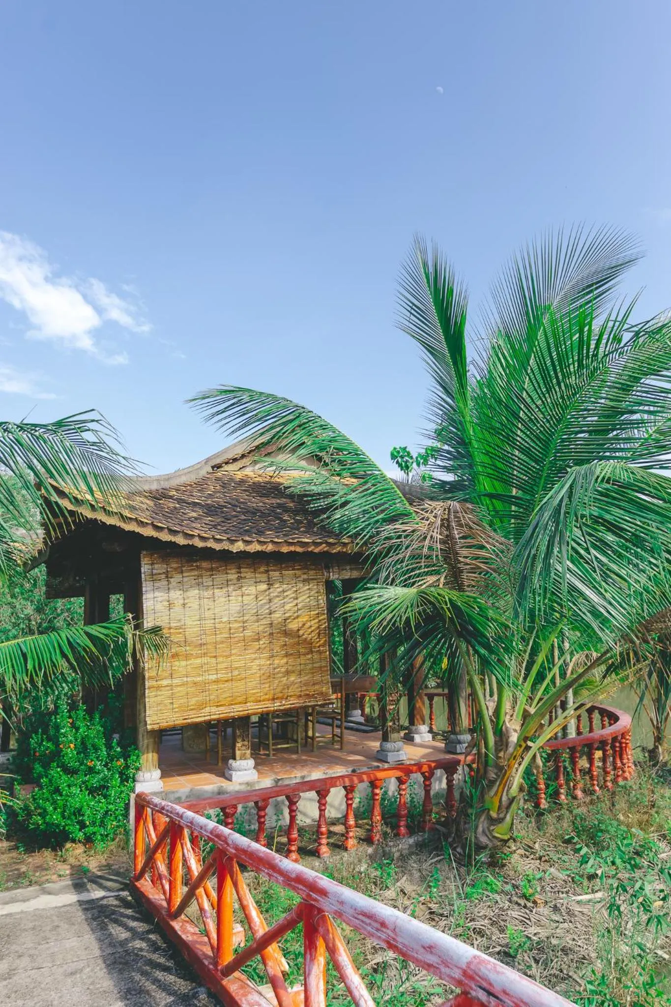 Garden view in CASA ECO Mekong Resort