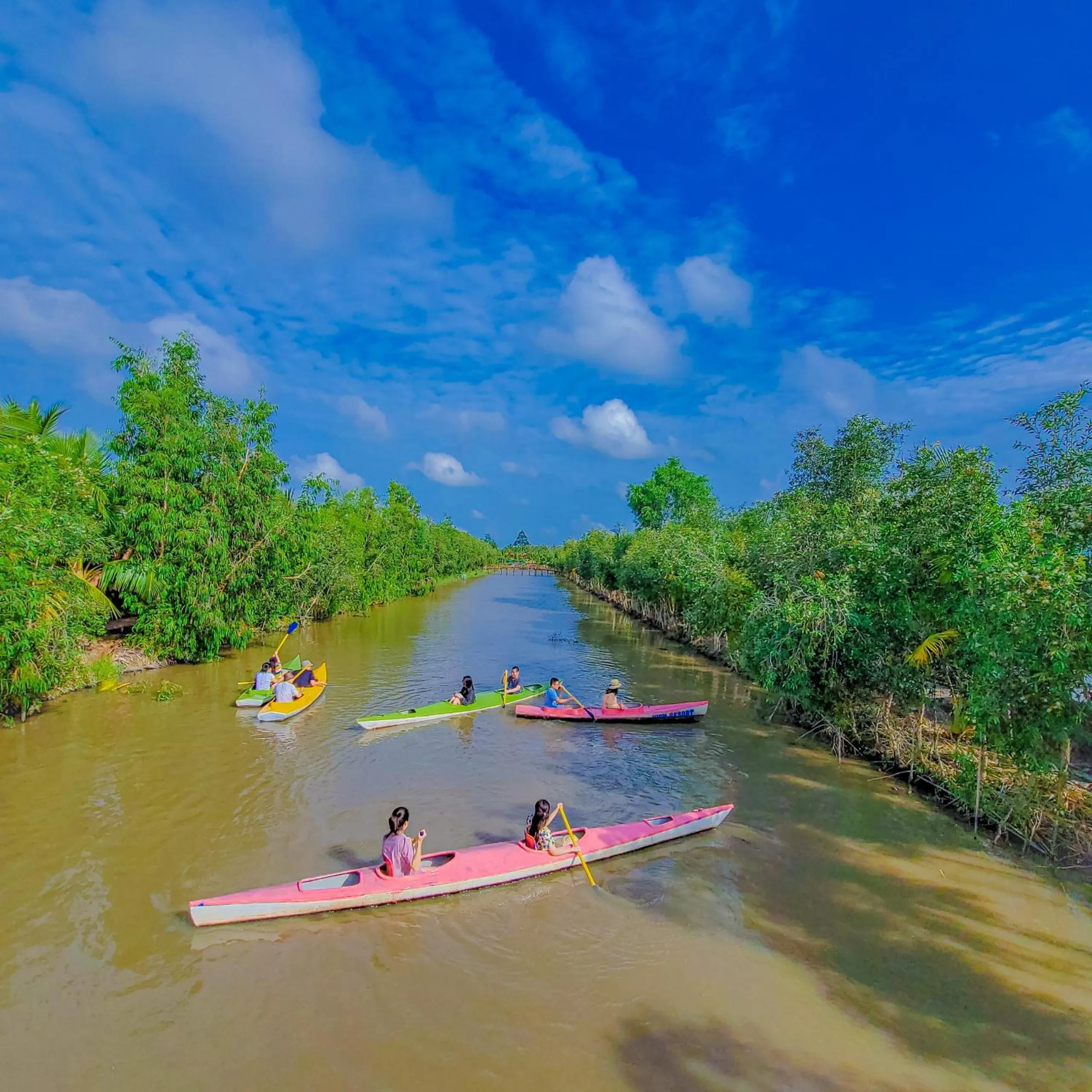 People in CASA ECO Mekong Resort