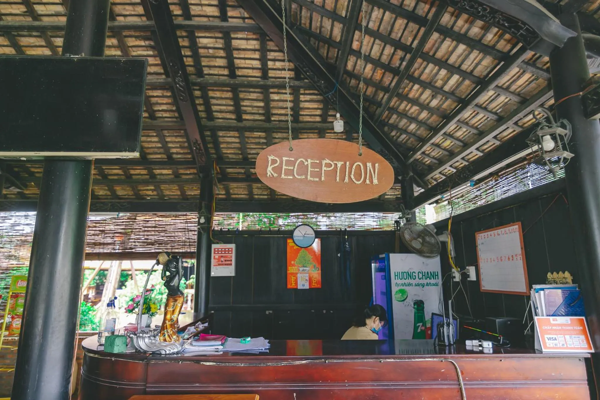 Lobby or reception in CASA ECO Mekong Resort
