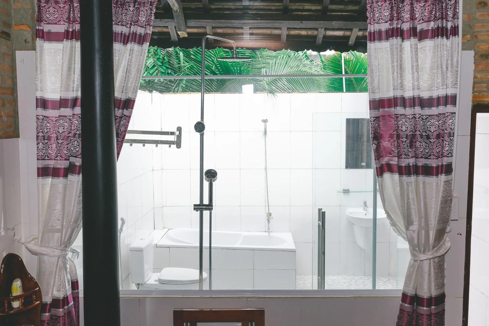 Bathroom in CASA ECO Mekong Resort