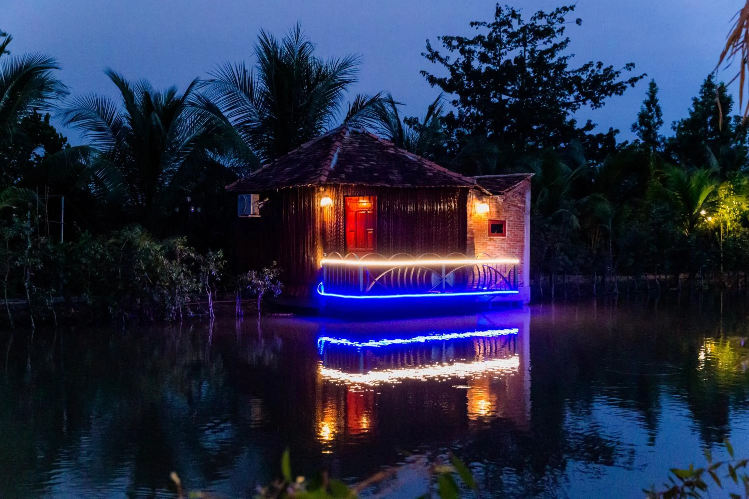 Bird's eye view in CASA ECO Mekong Resort