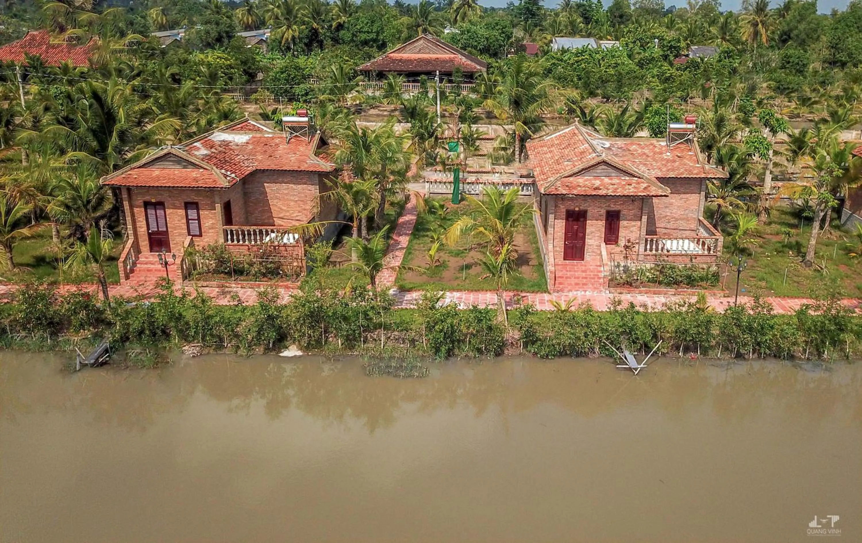 Property building in CASA ECO Mekong Resort