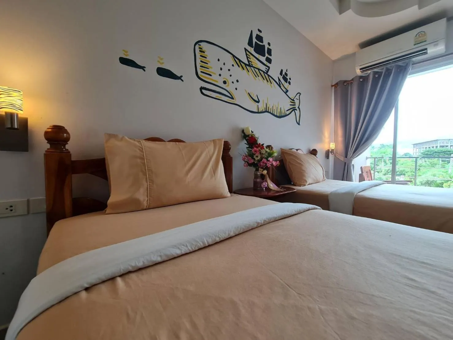 Bed in Euro Boutique Hotel