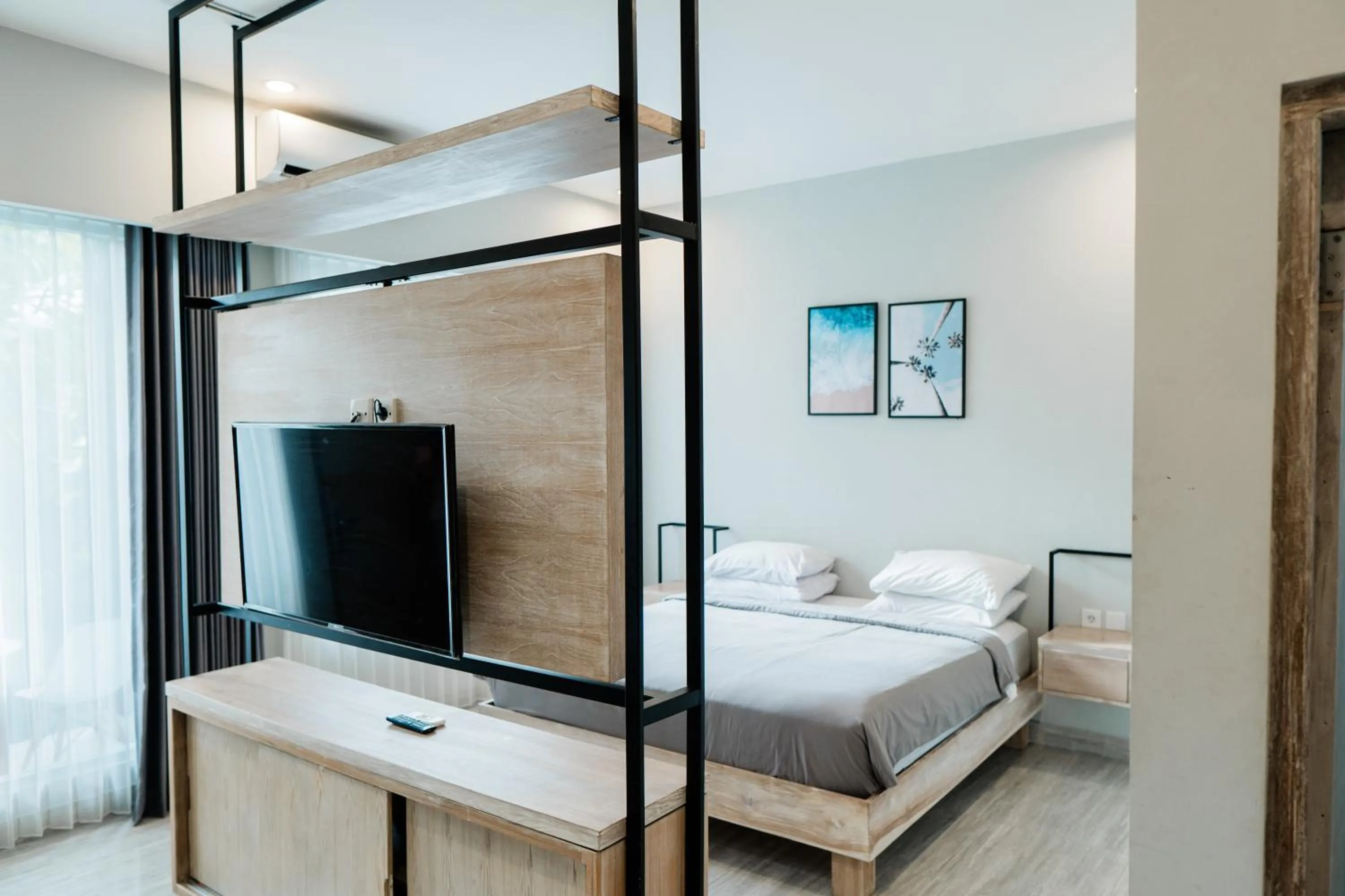 Bed in Gemini Star Hotel Kuta