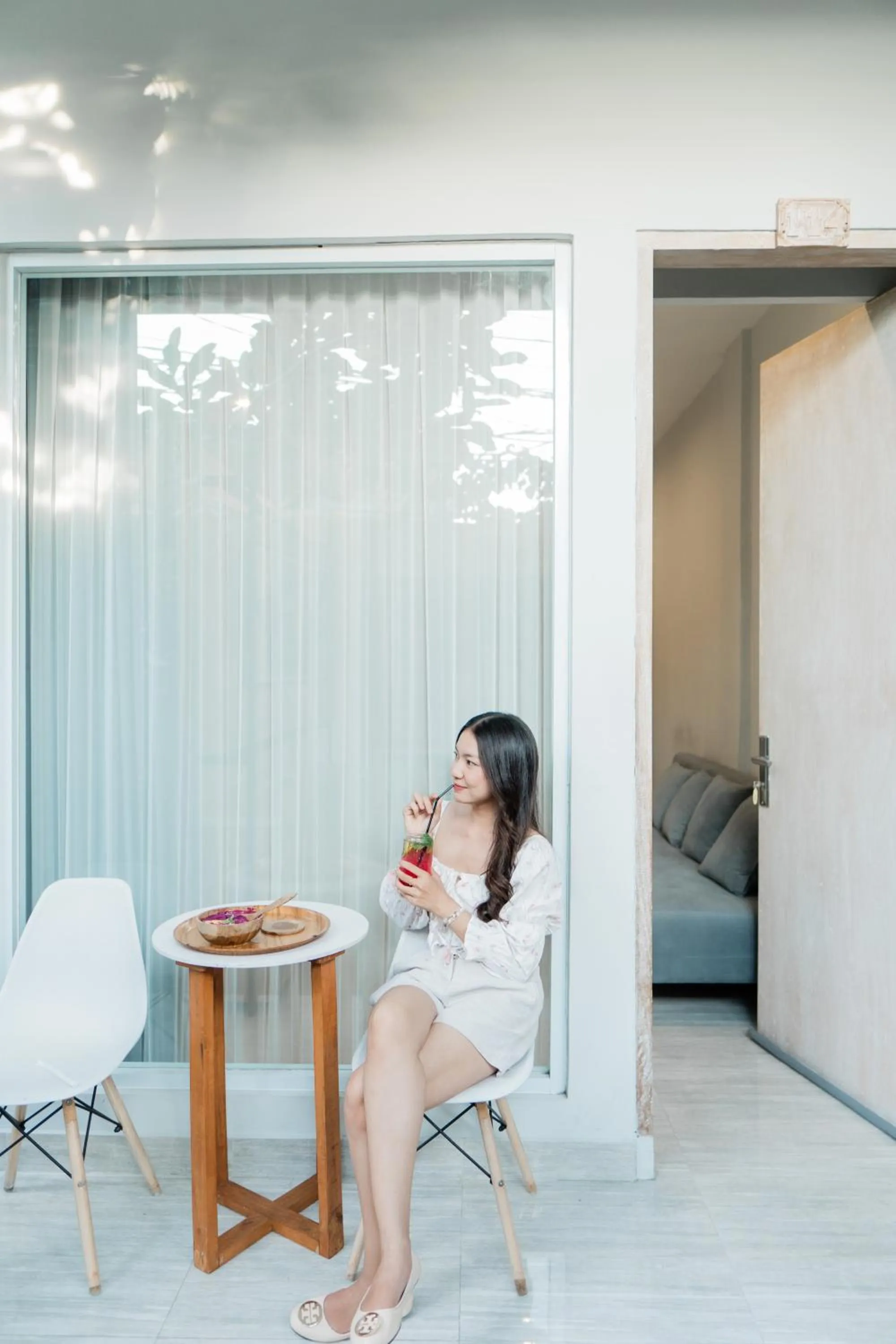 Seating area in Gemini Star Hotel Kuta