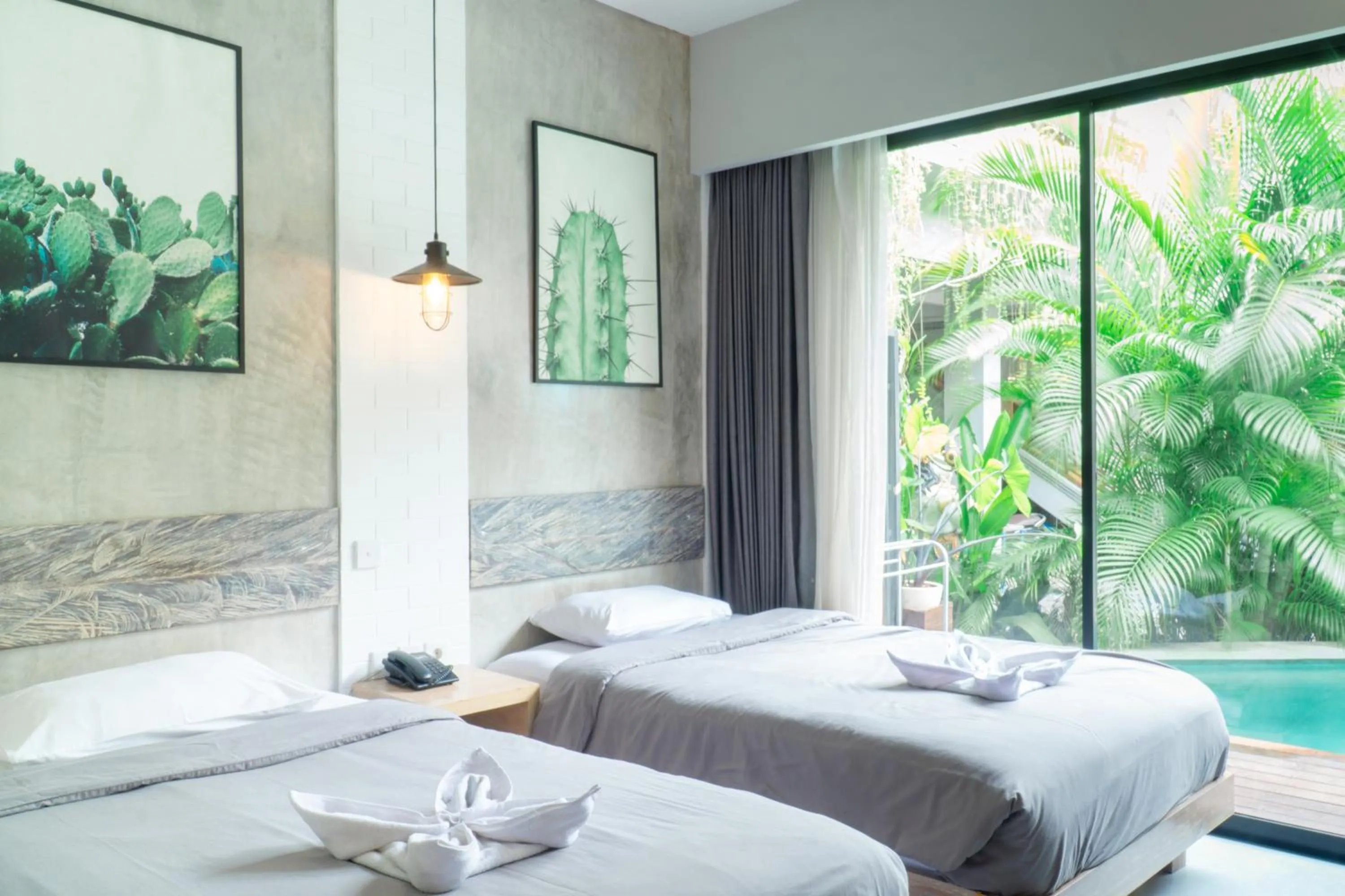 Photo of the whole room, Bed in Gemini Star Hotel Kuta