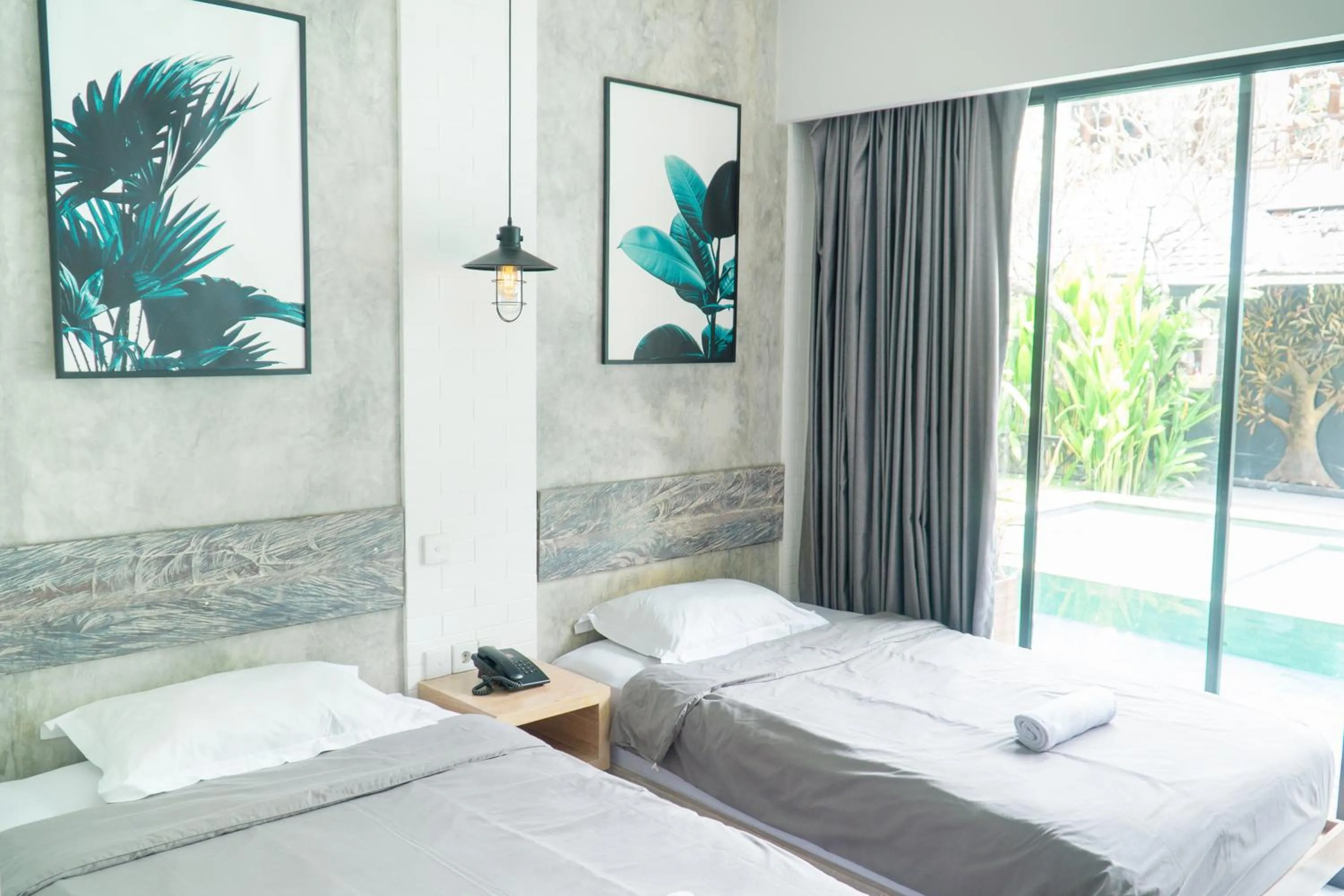 Photo of the whole room, Bed in Gemini Star Hotel Kuta