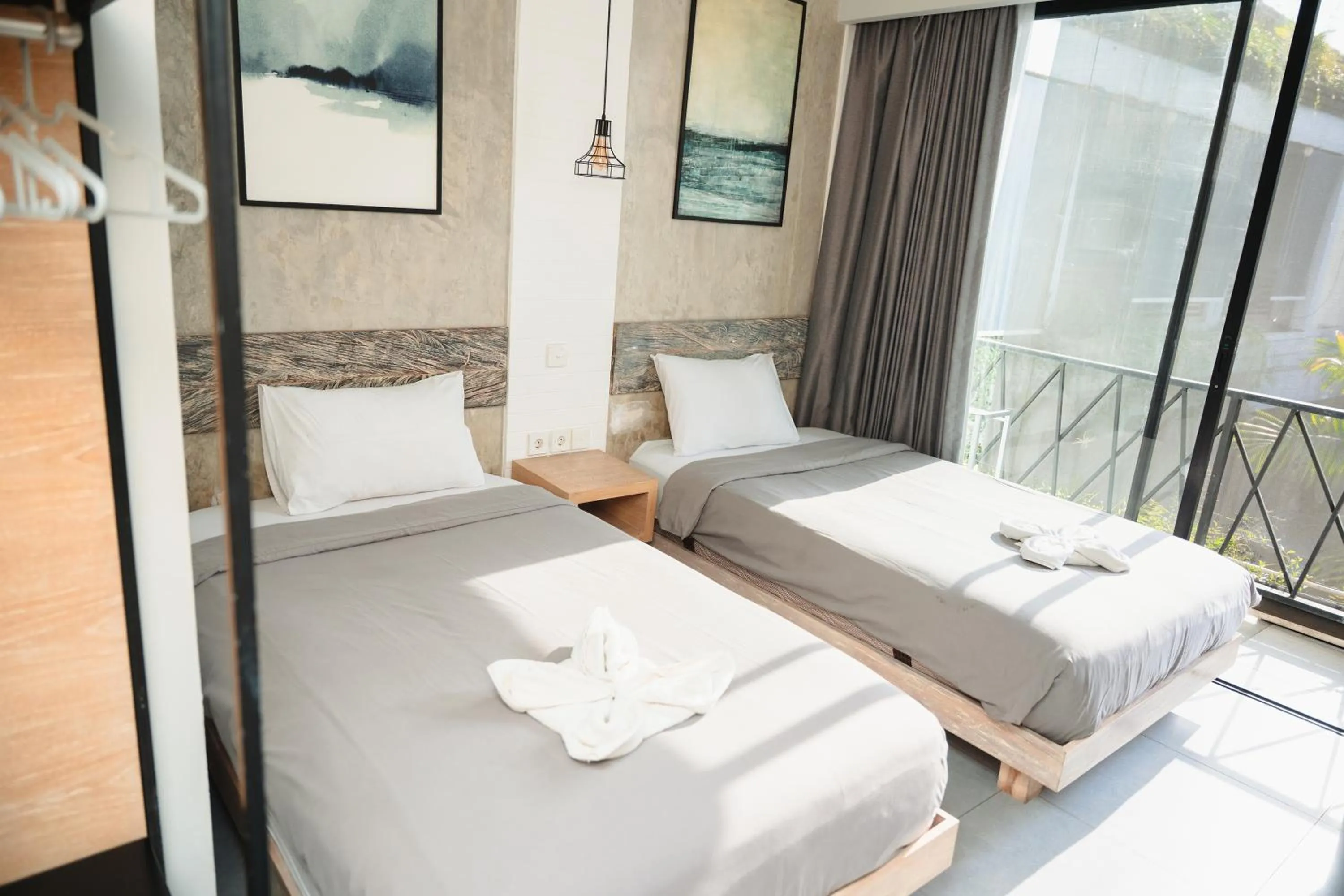 Bed in Gemini Star Hotel Kuta