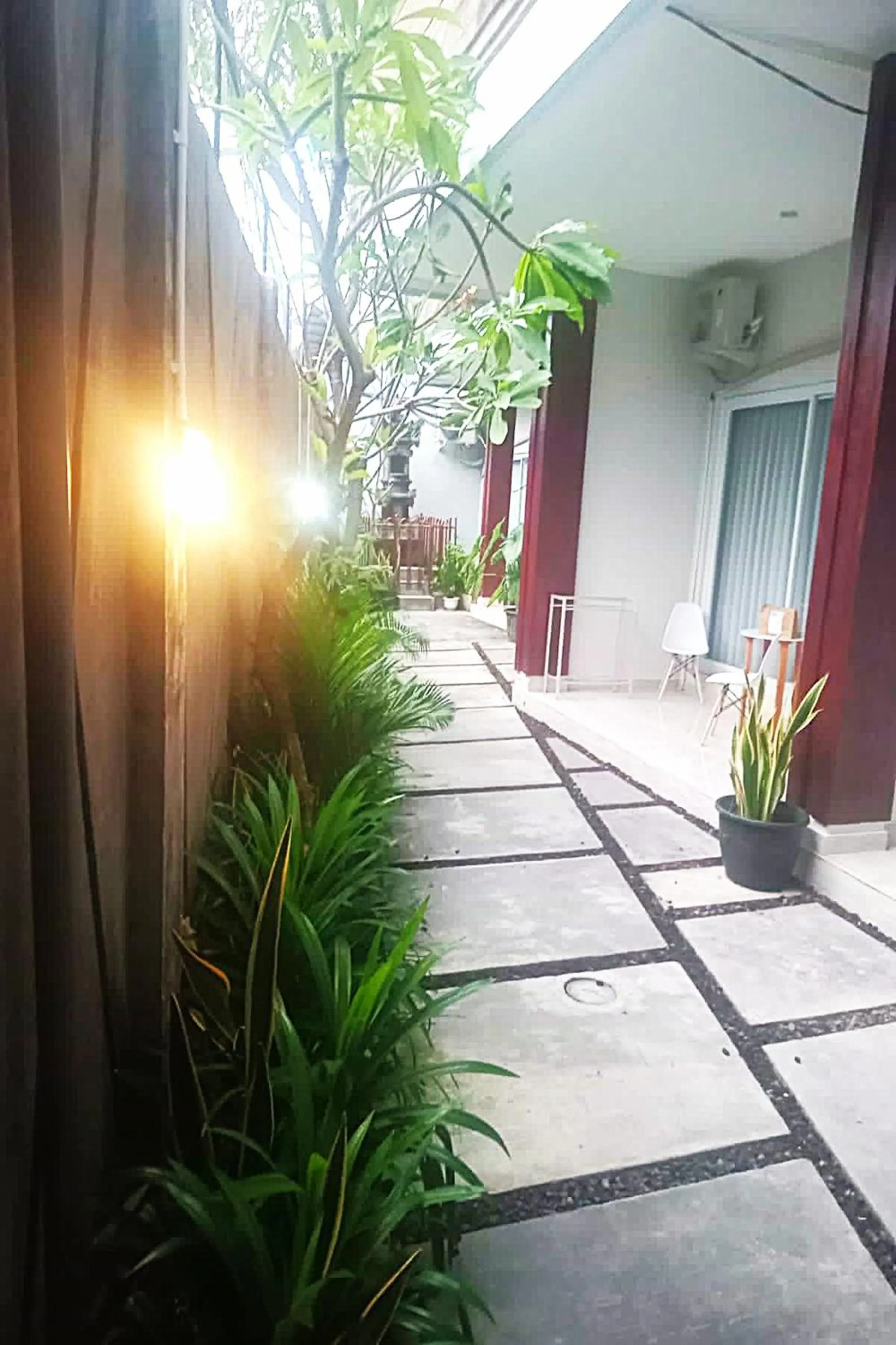 Garden view in Gemini Star Hotel Kuta