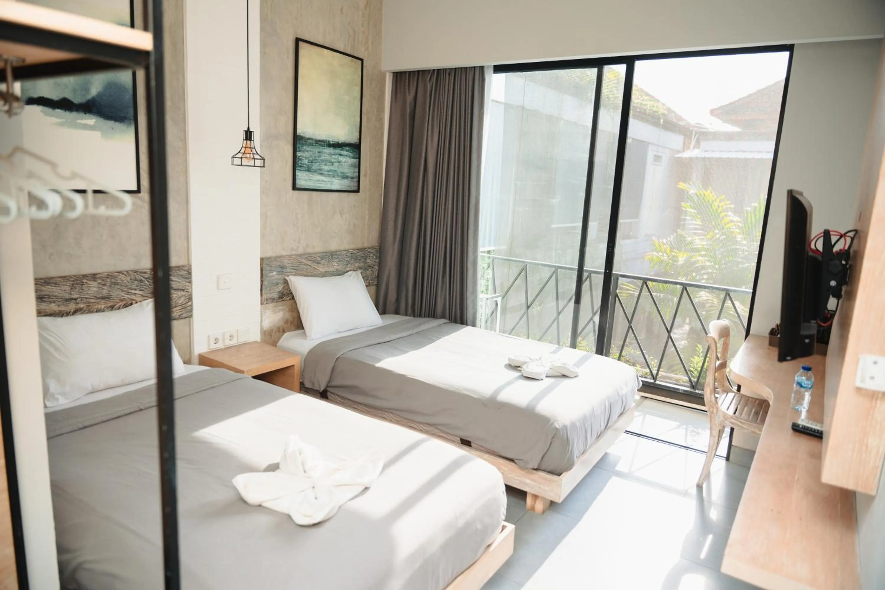 Bed in Gemini Star Hotel Kuta