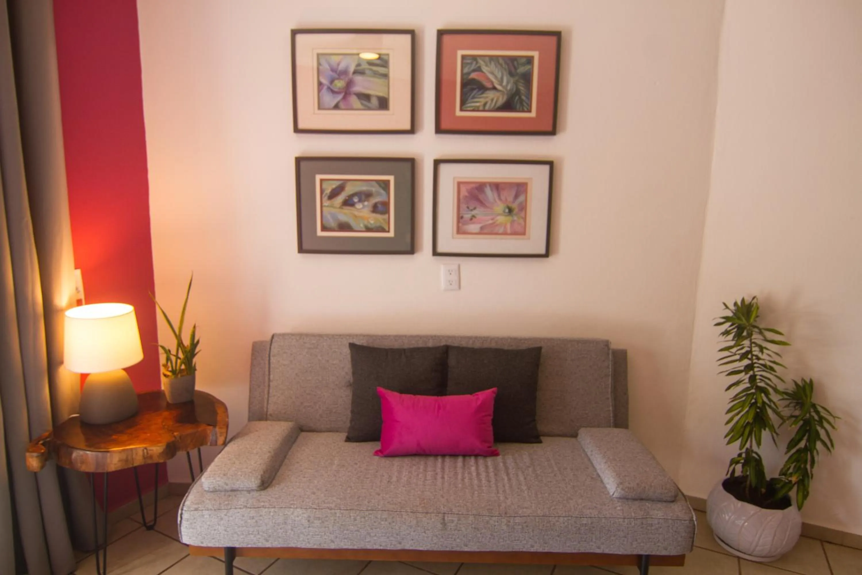 Bed in Villas Pura Chacala