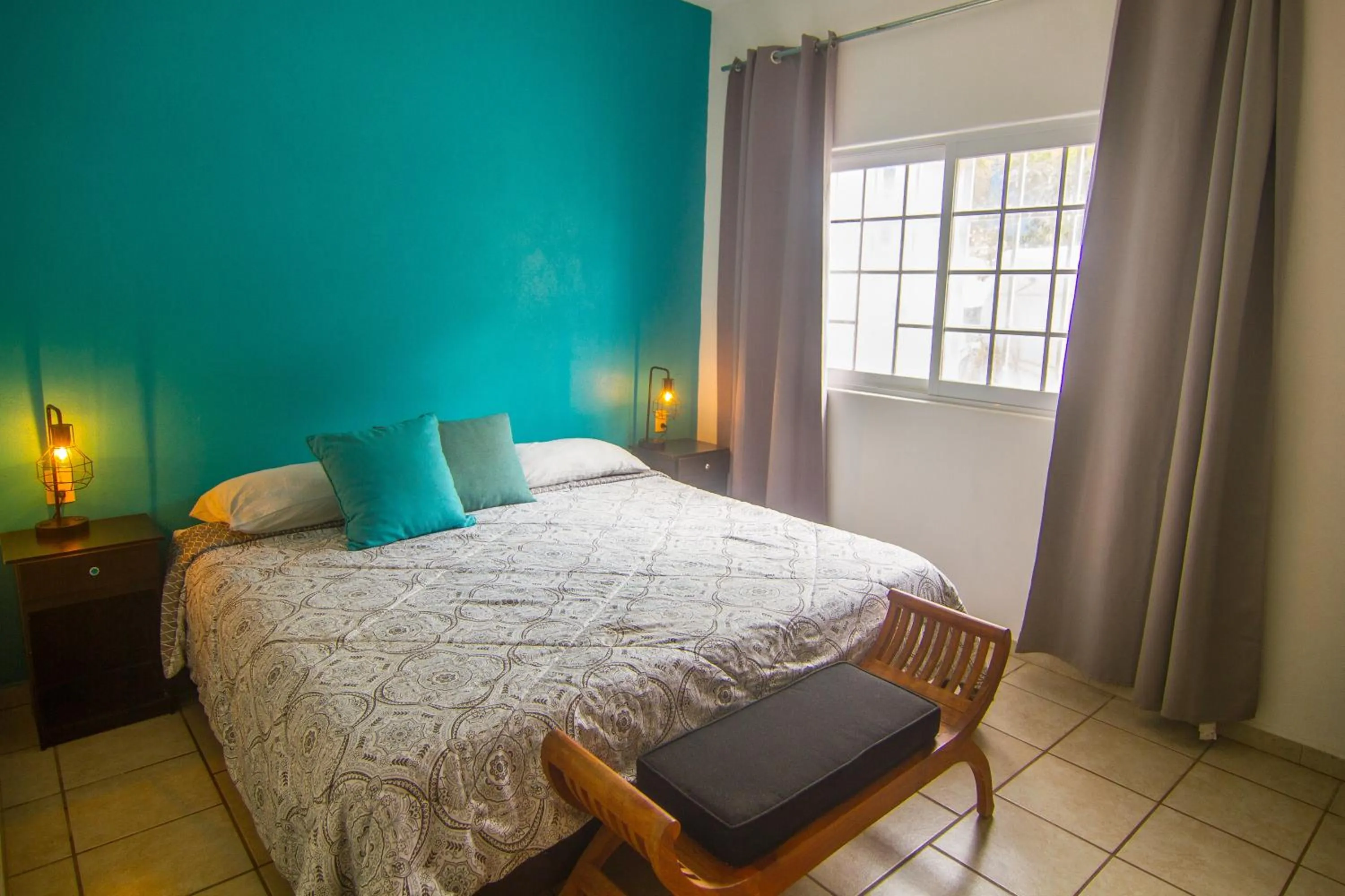 Bed in Villas Pura Chacala