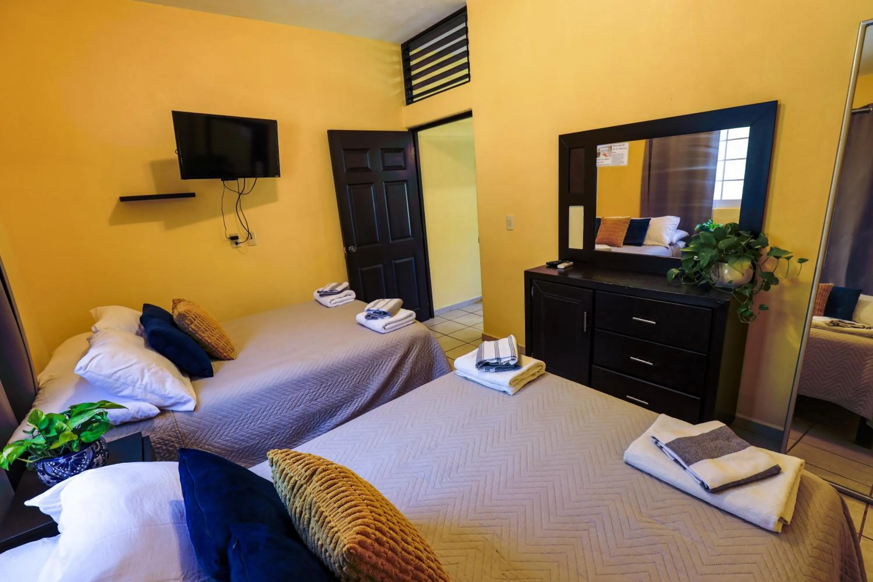 Bed in Villas Pura Chacala