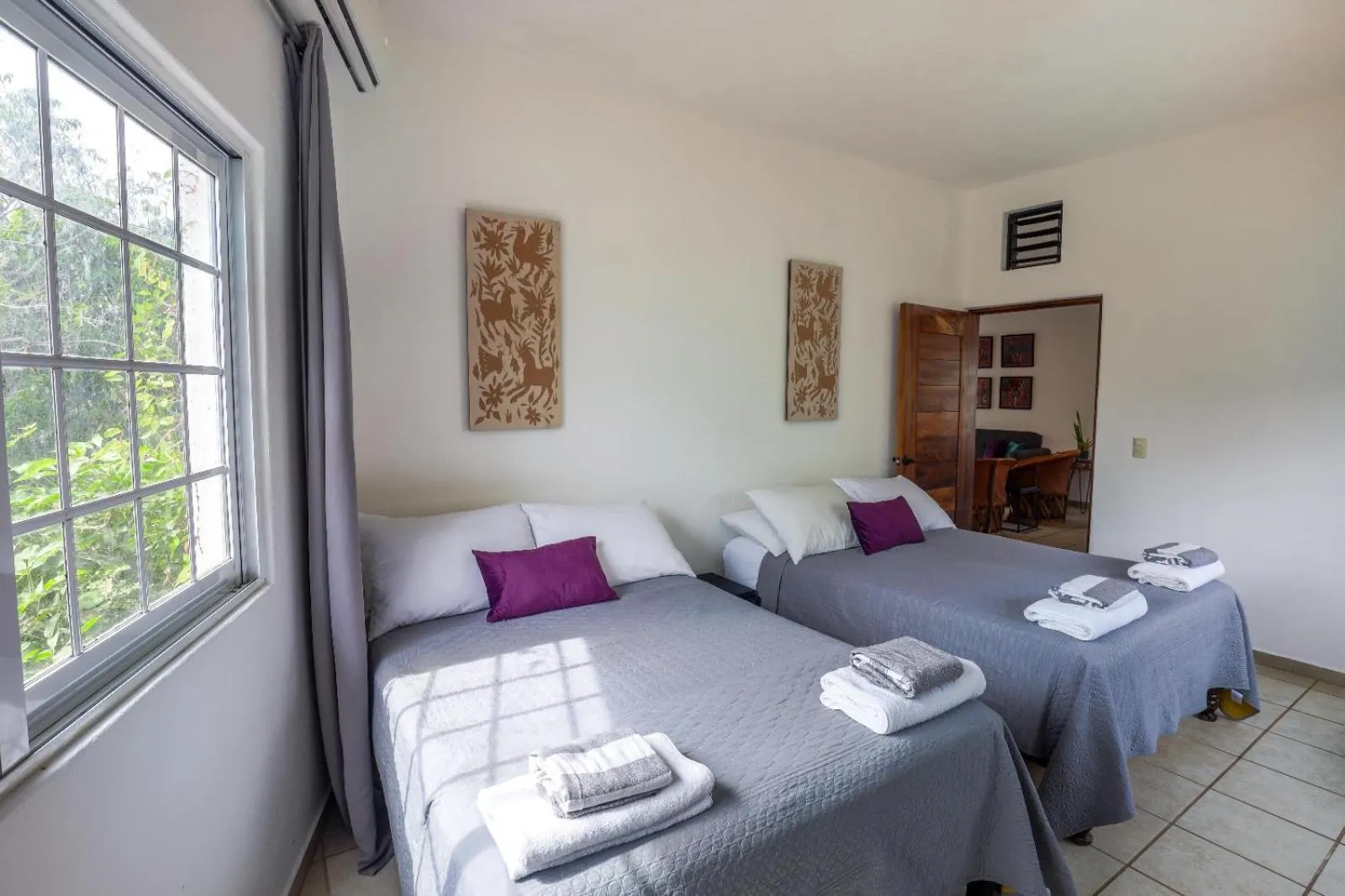 Bed in Villas Pura Chacala