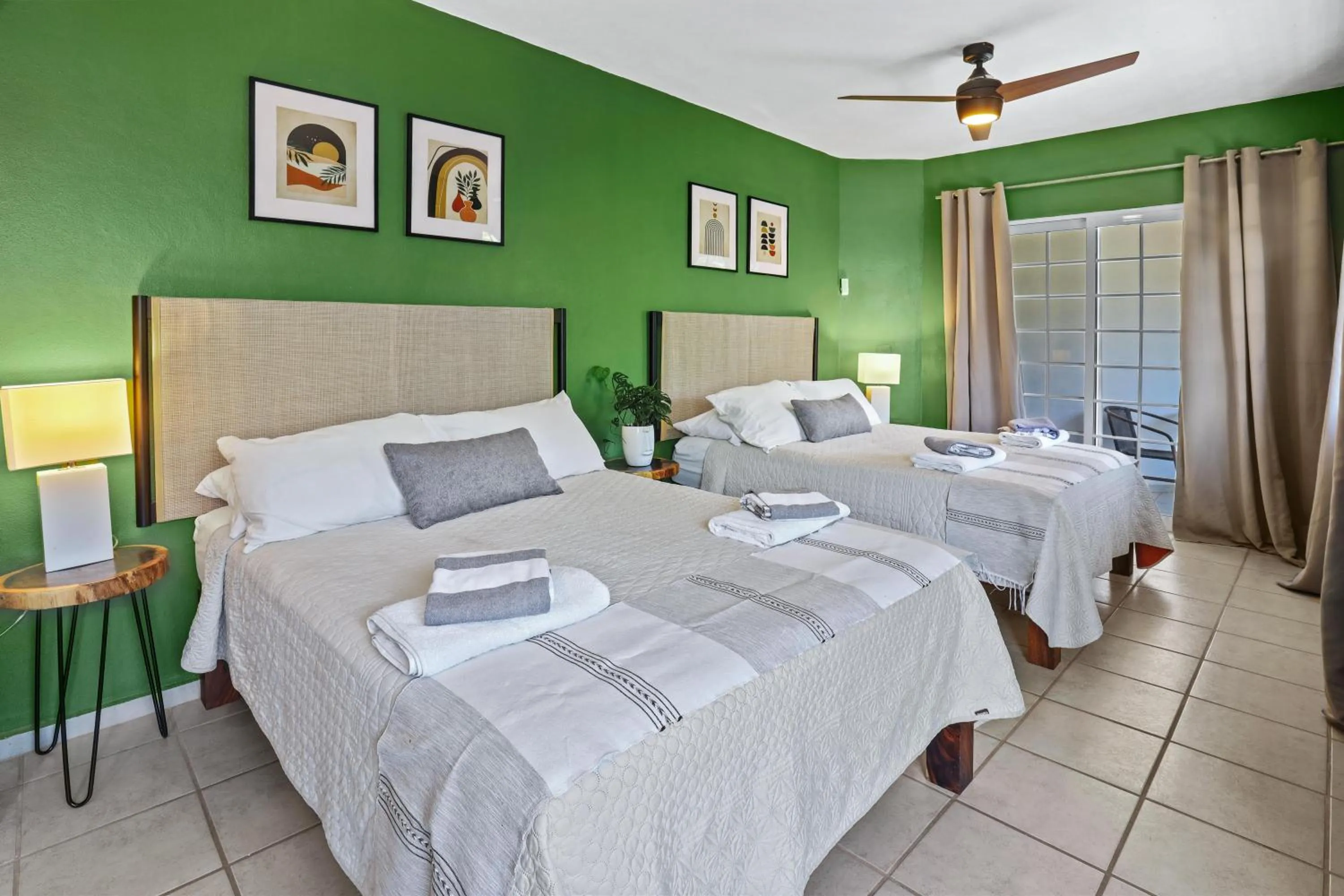 Bed in Villas Pura Chacala