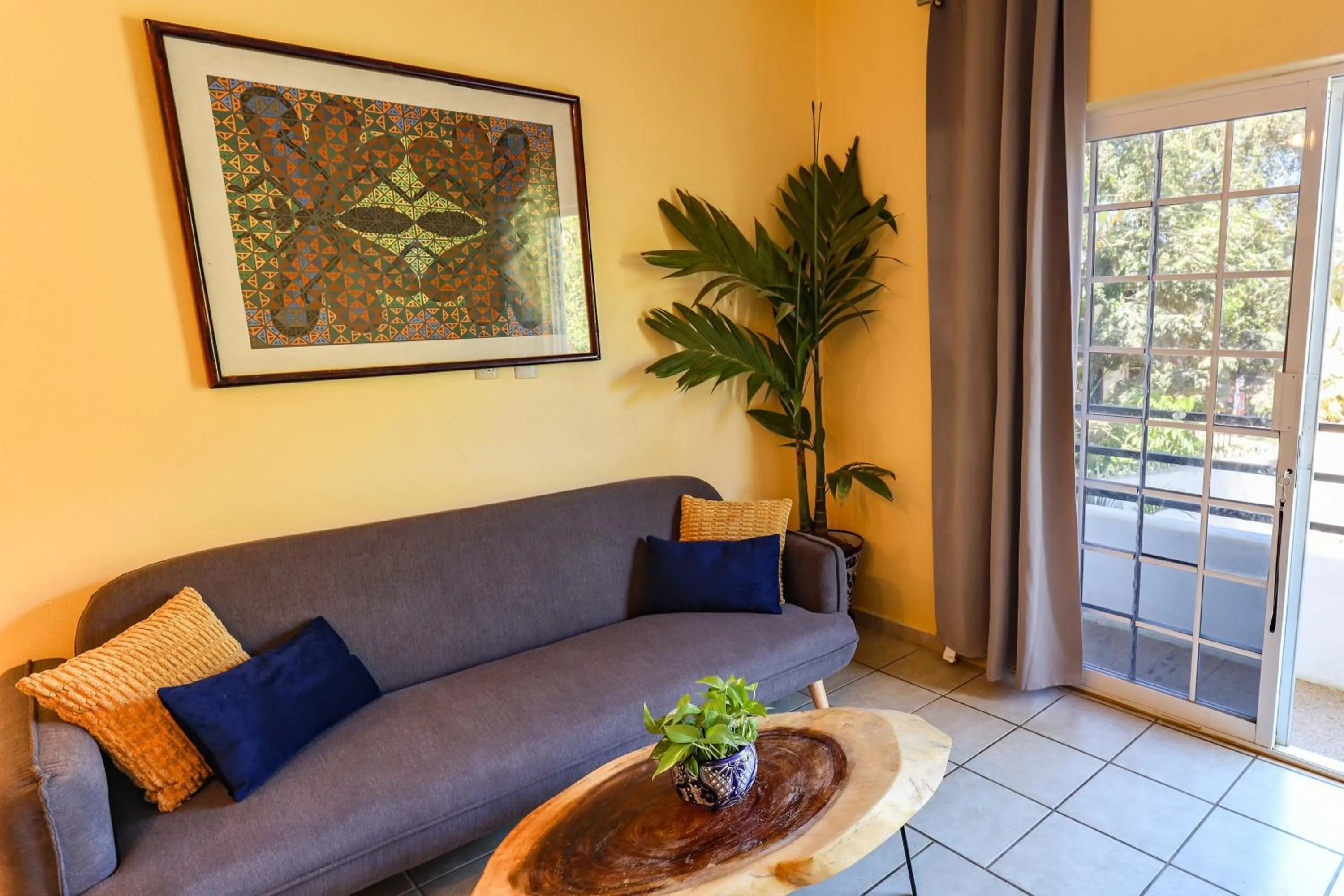 Living room in Villas Pura Chacala