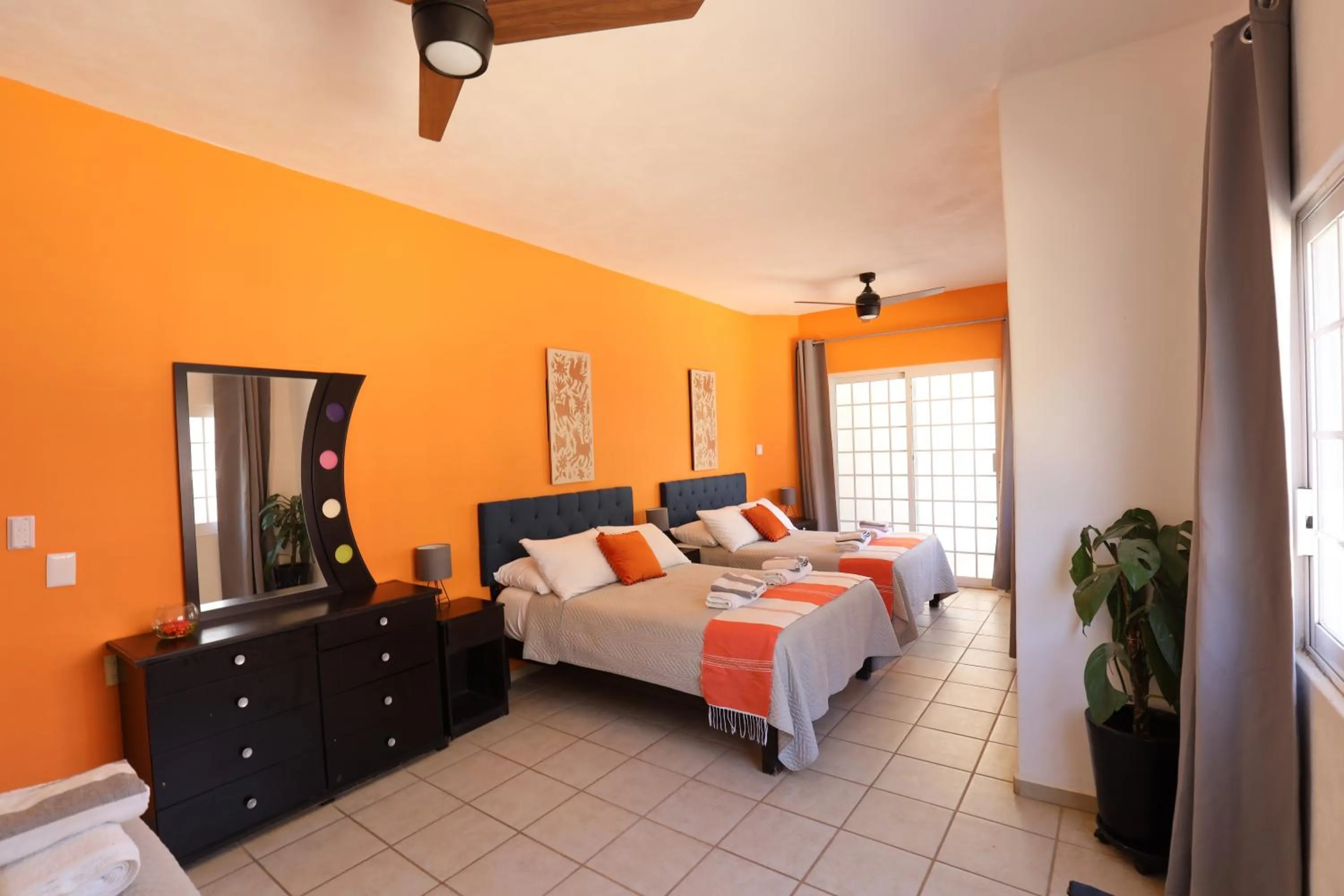 Bed in Villas Pura Chacala