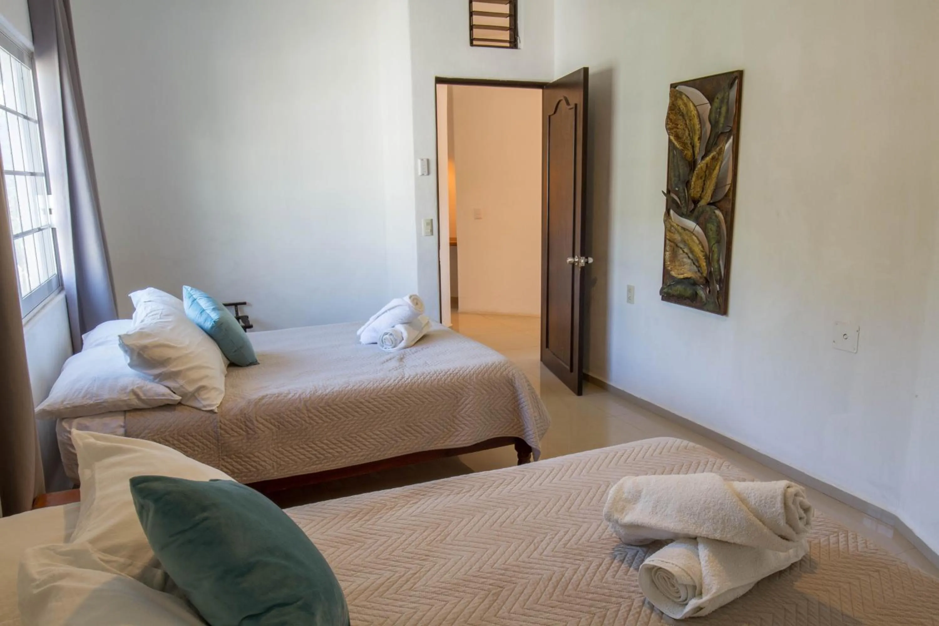 Bed in Villas Pura Chacala