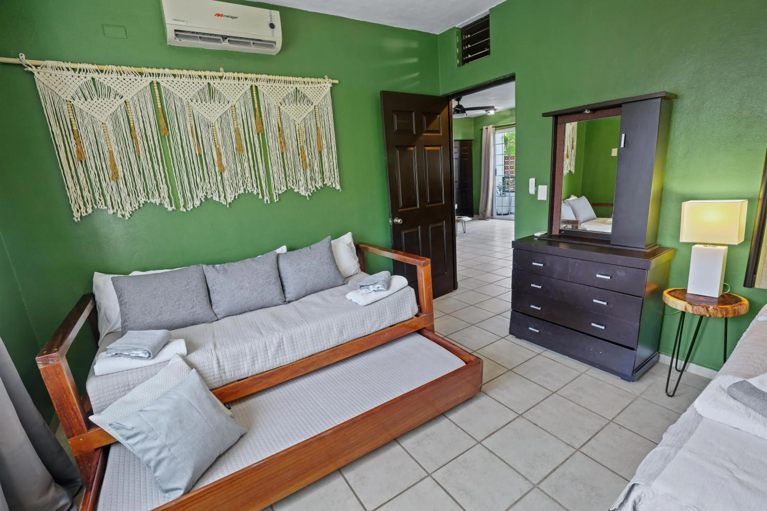 Bed in Villas Pura Chacala