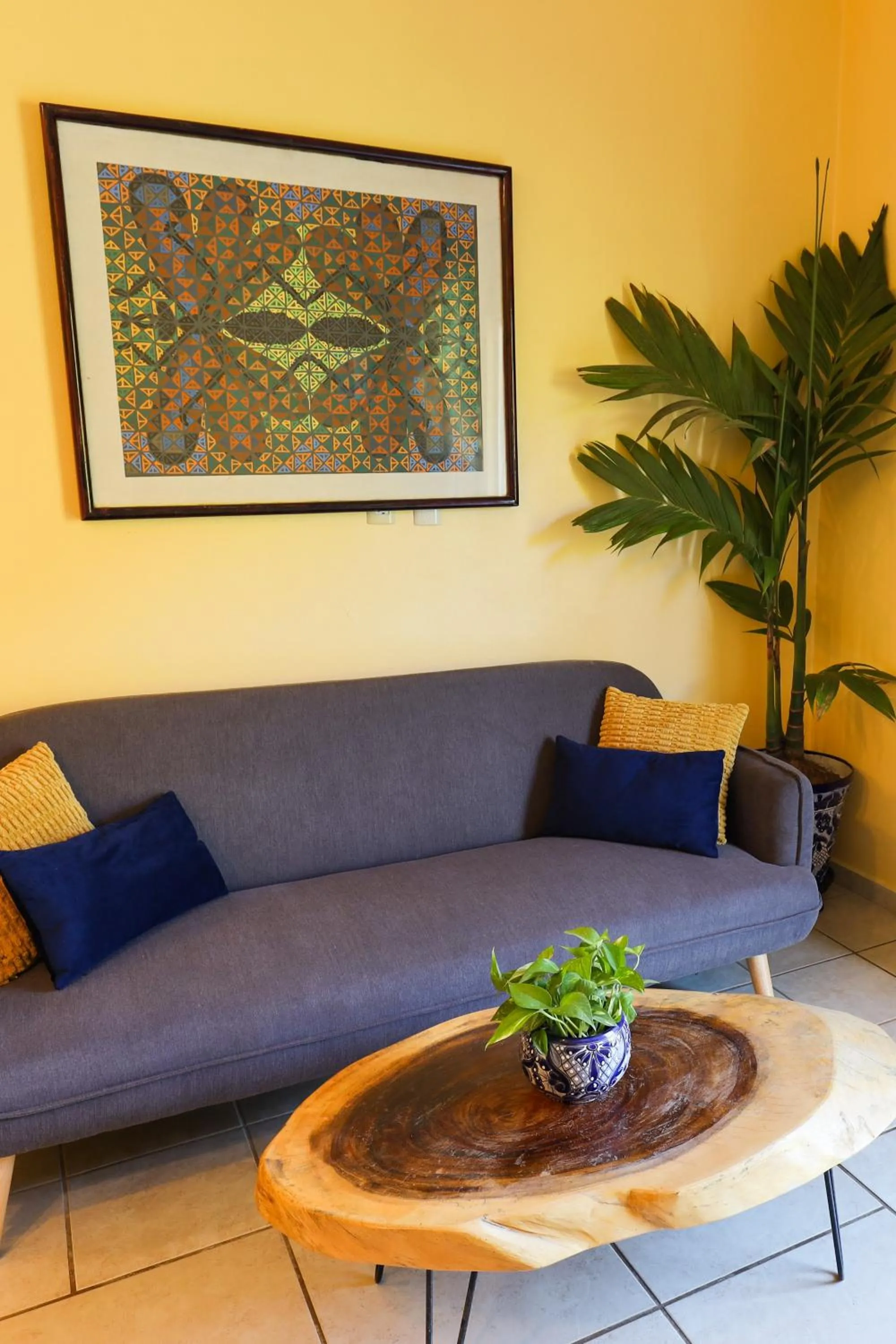 Living room in Villas Pura Chacala