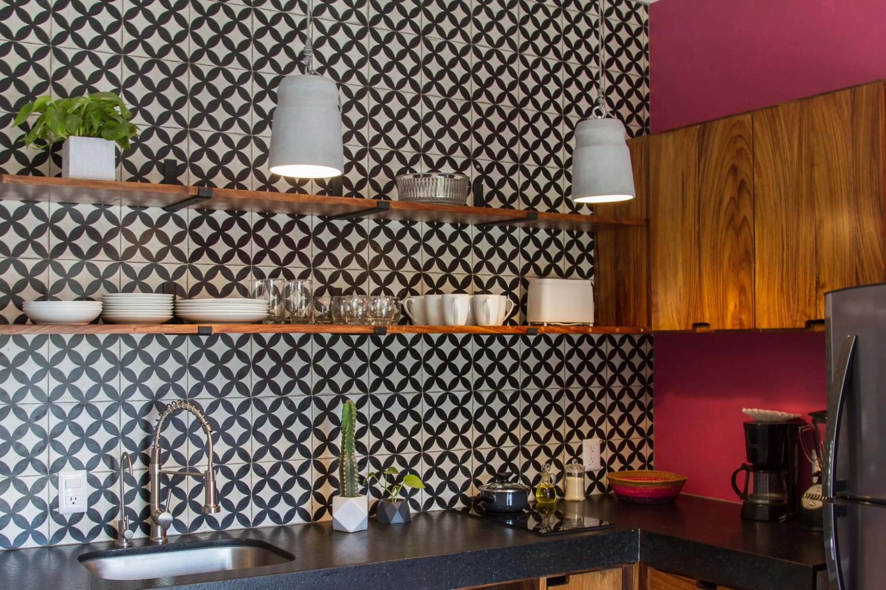 Kitchen or kitchenette in Villas Pura Chacala