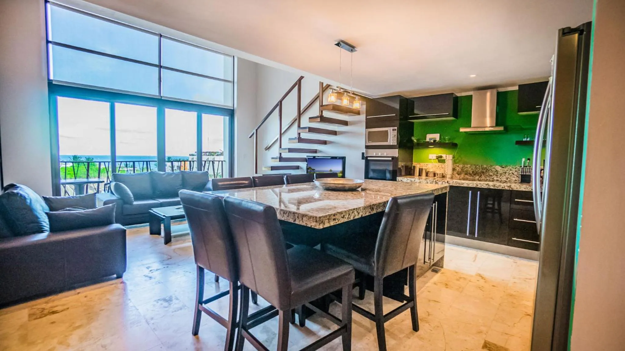 Dining area in La Brisa Condo by BVR