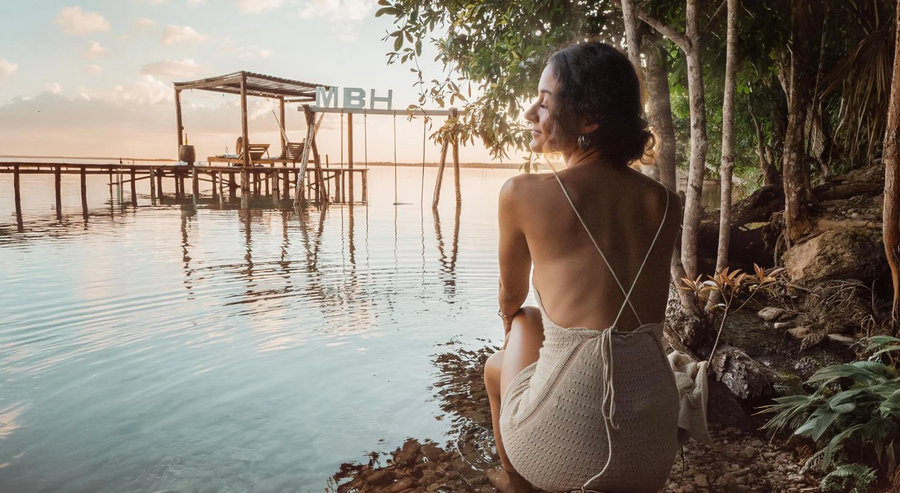 Natural landscape in MBH Maya Bacalar Hotel Boutique