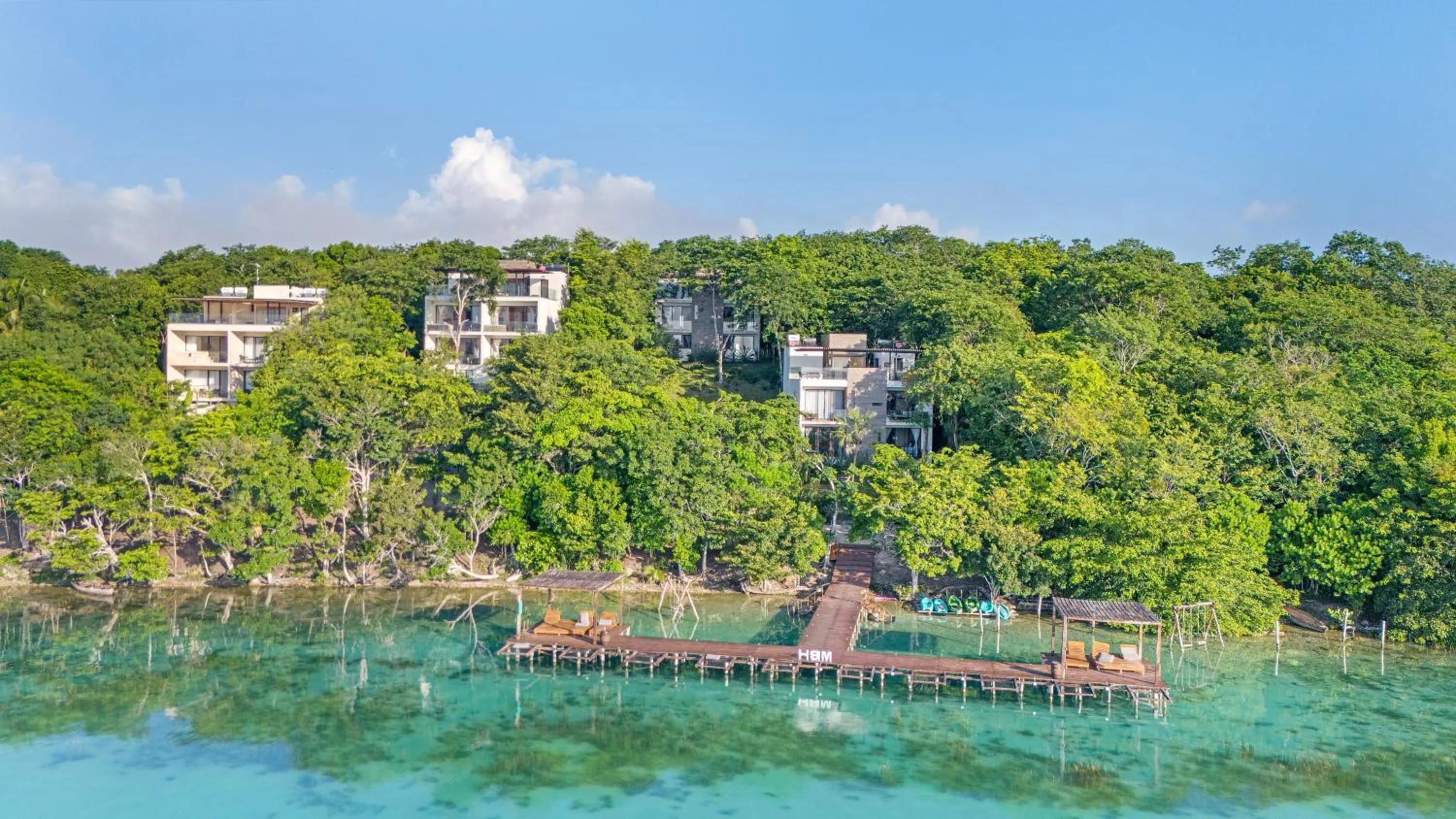 Property building in MBH Maya Bacalar Hotel Boutique