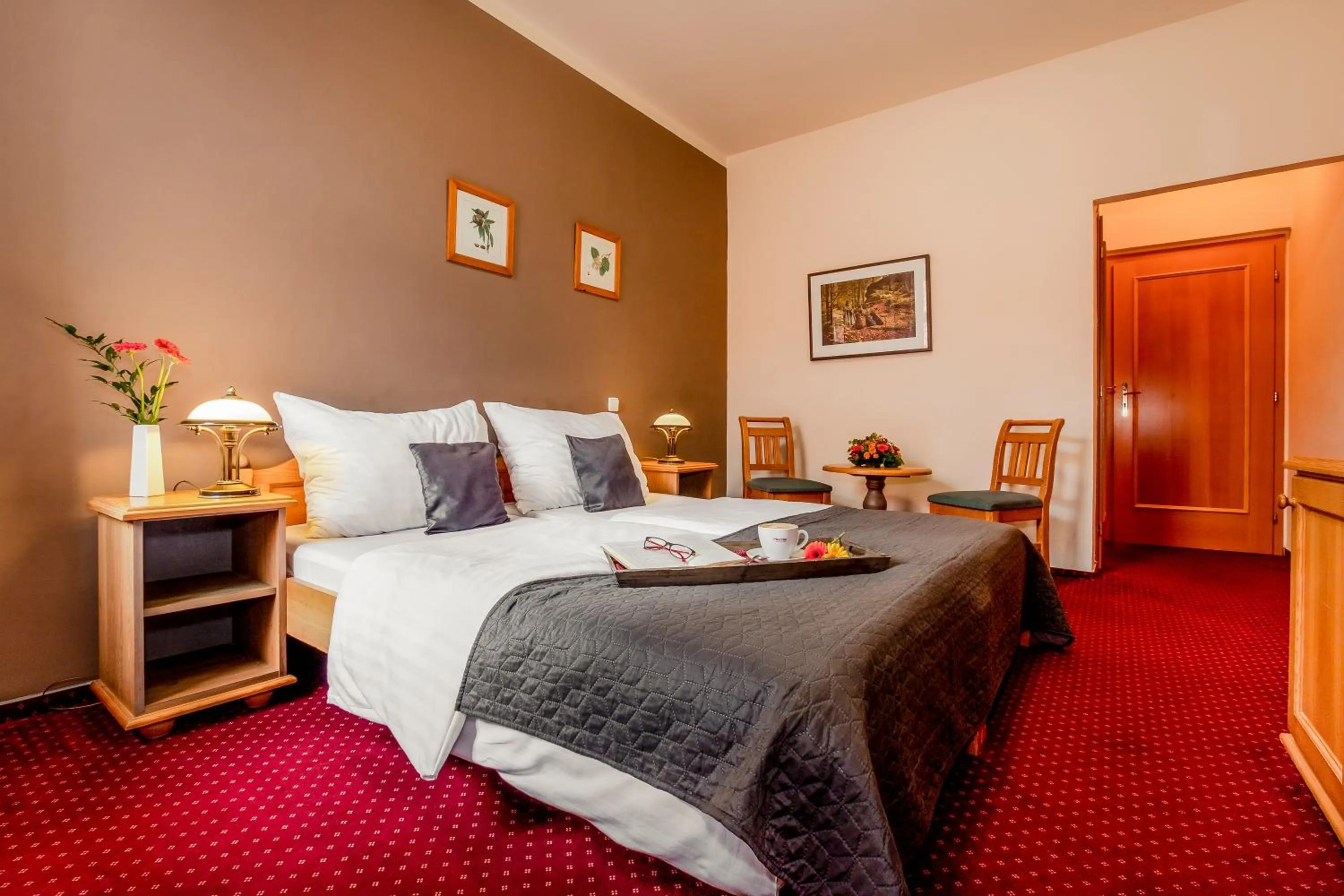 Bed in Hotel Panská