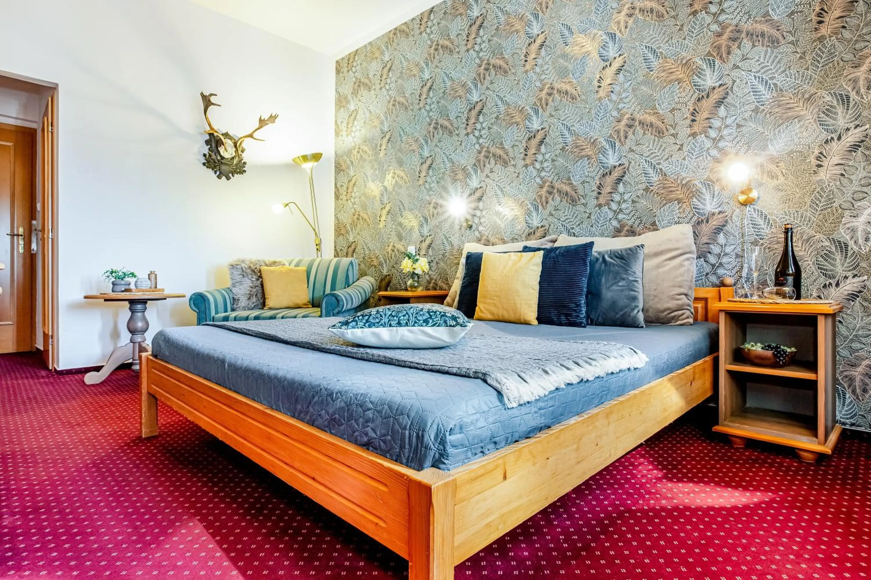 Bed in Hotel Panská