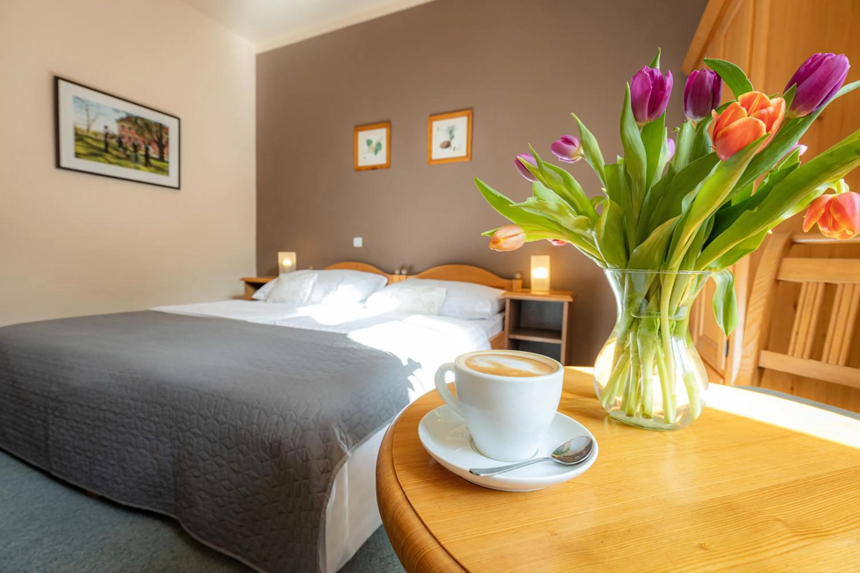 Bed in Hotel Panská