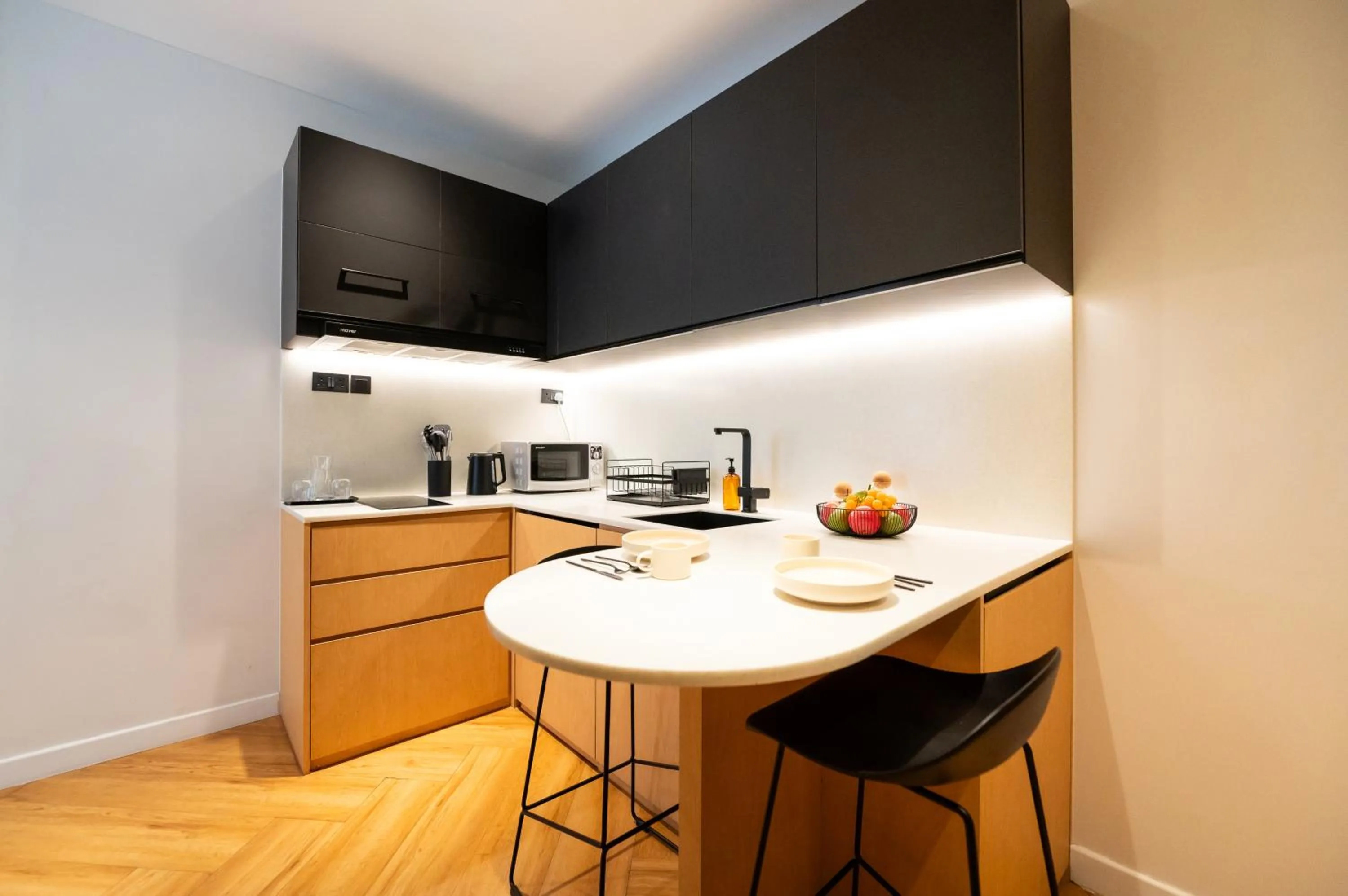 Kitchen or kitchenette in Habyt Cantonment - formerly Hmlet Cantonment