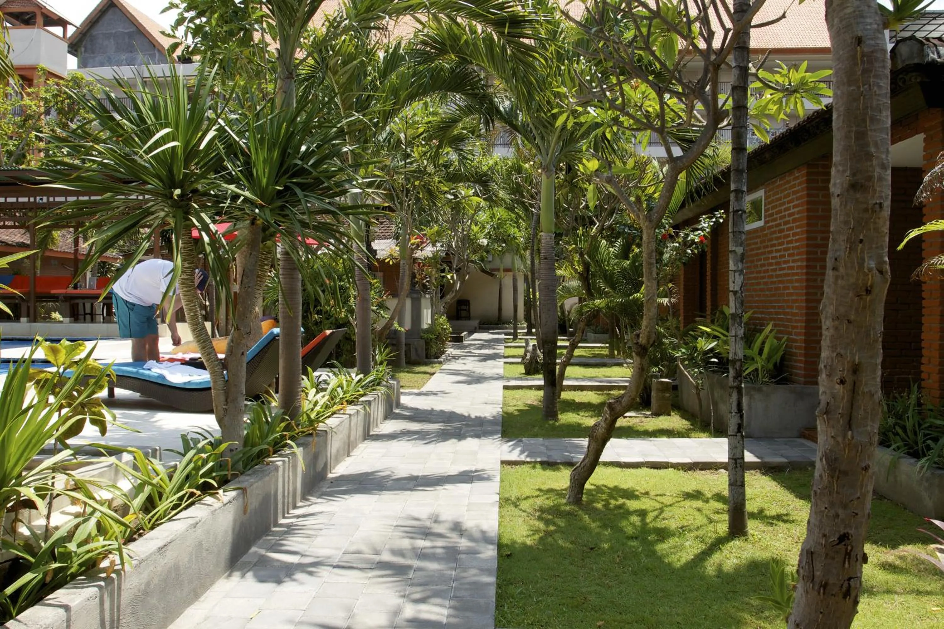 Garden in Ayu Lili Garden Hotel Kuta